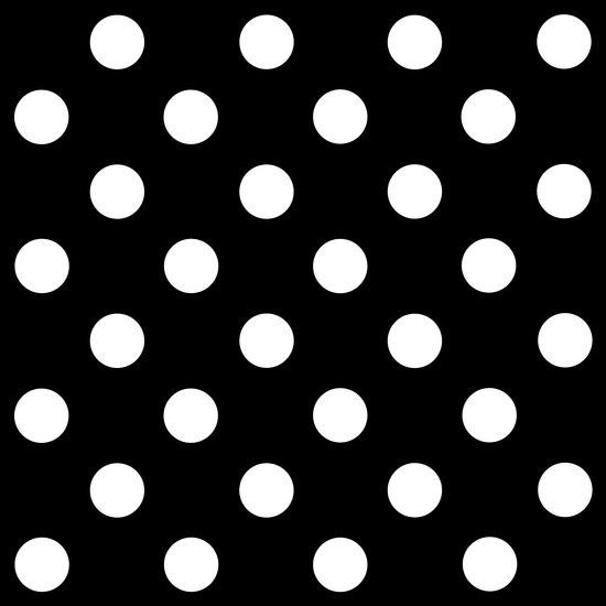 free black and white polka dot clip art - photo #2