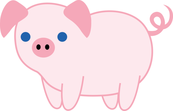 free clip art pink pig - photo #8