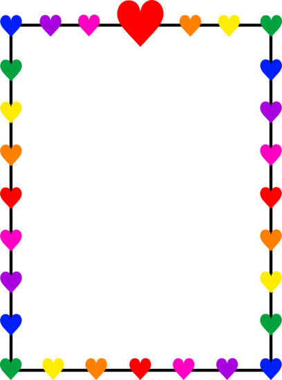 clip art free hearts borders - photo #16