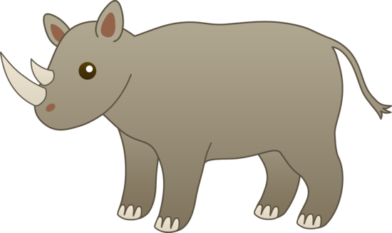 cartoon rhino clip art - photo #6