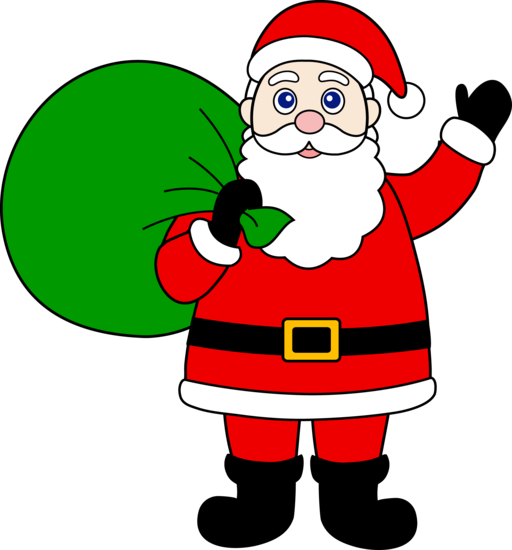free clip art animated santa claus - photo #2