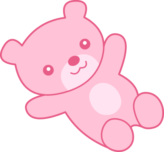 clip art pink teddy bear - photo #1
