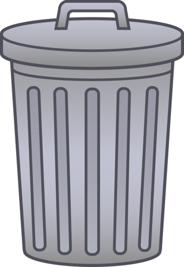 free clipart images trash can - photo #2