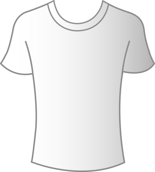 white t shirt clip art free - photo #14