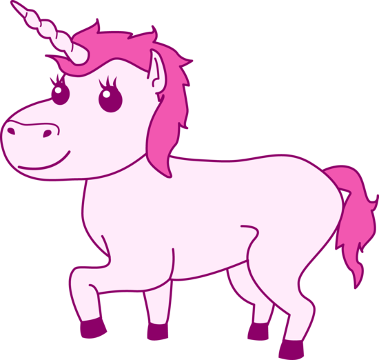 pink unicorn clipart - photo #9