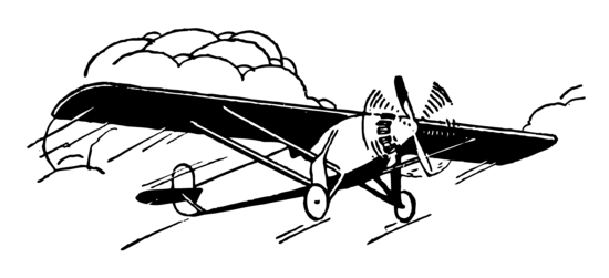 Vintage Airplane Clip Art - Free Clip Art