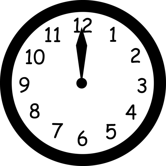 Wall Clock Striking Twelve Free Clip Art wall-clock-striking-twelve-free-clip-art