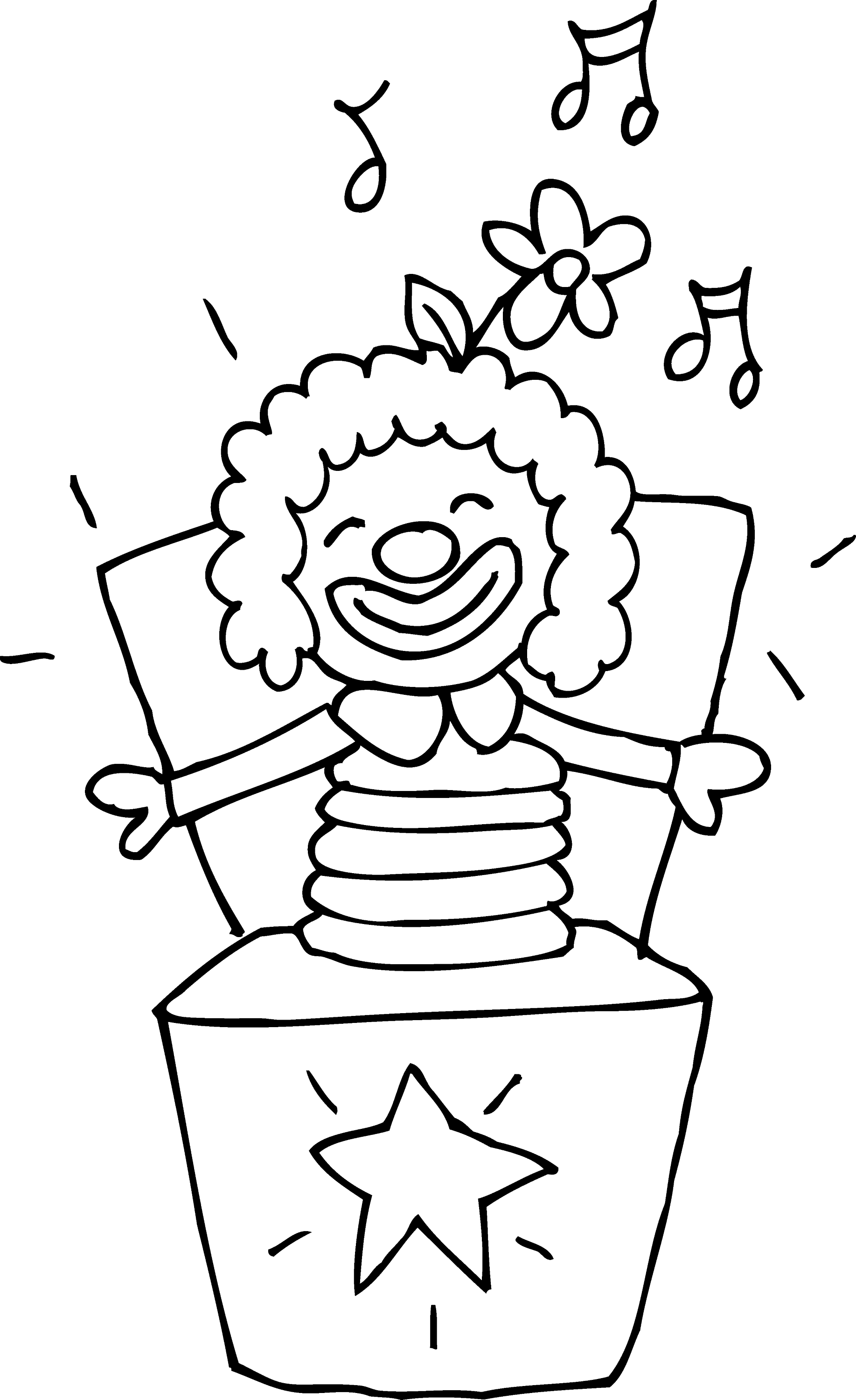 jack in the box coloring pages - photo #11