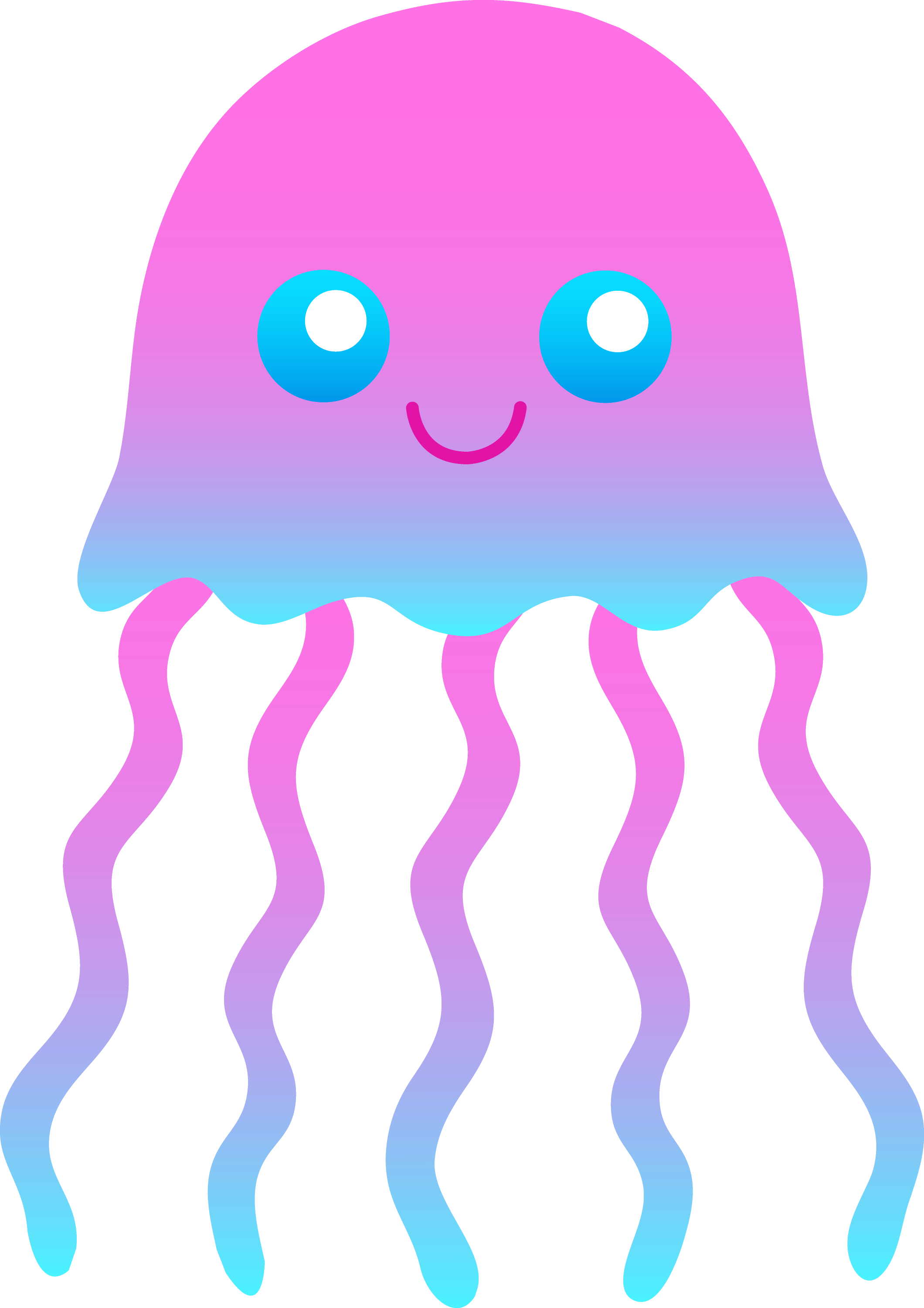 Little Jellyfish Clip Art - Free Clip Art