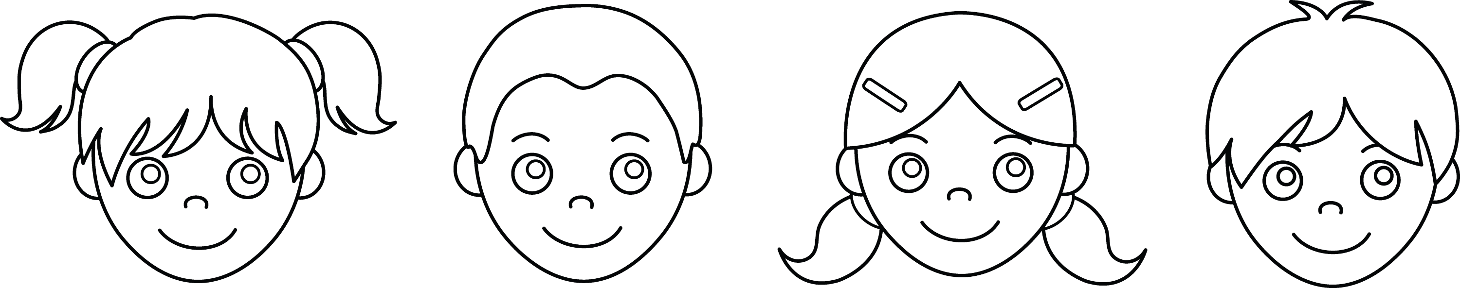 face coloring pages for kids - photo #9
