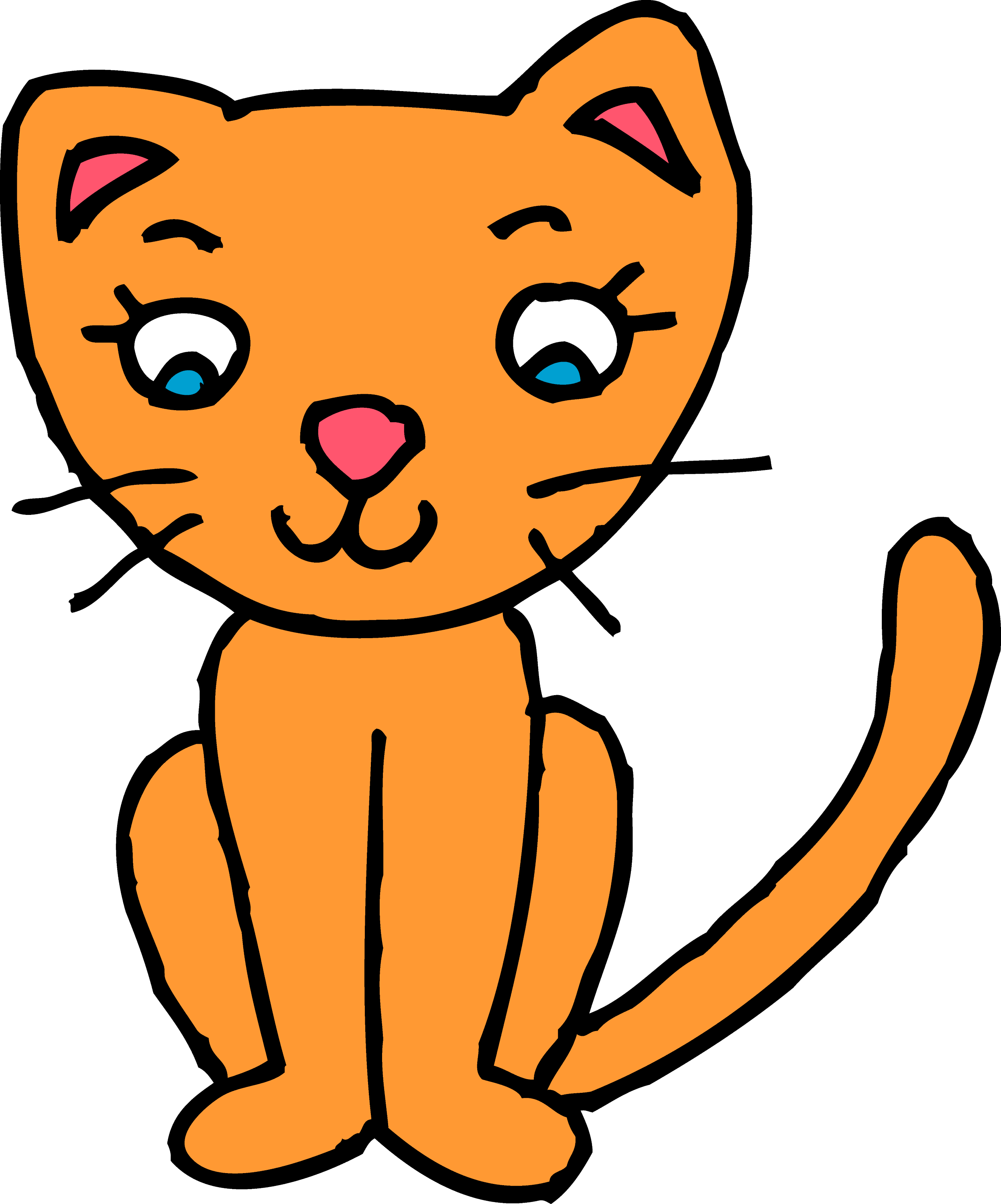 animated cat clip art free - photo #11