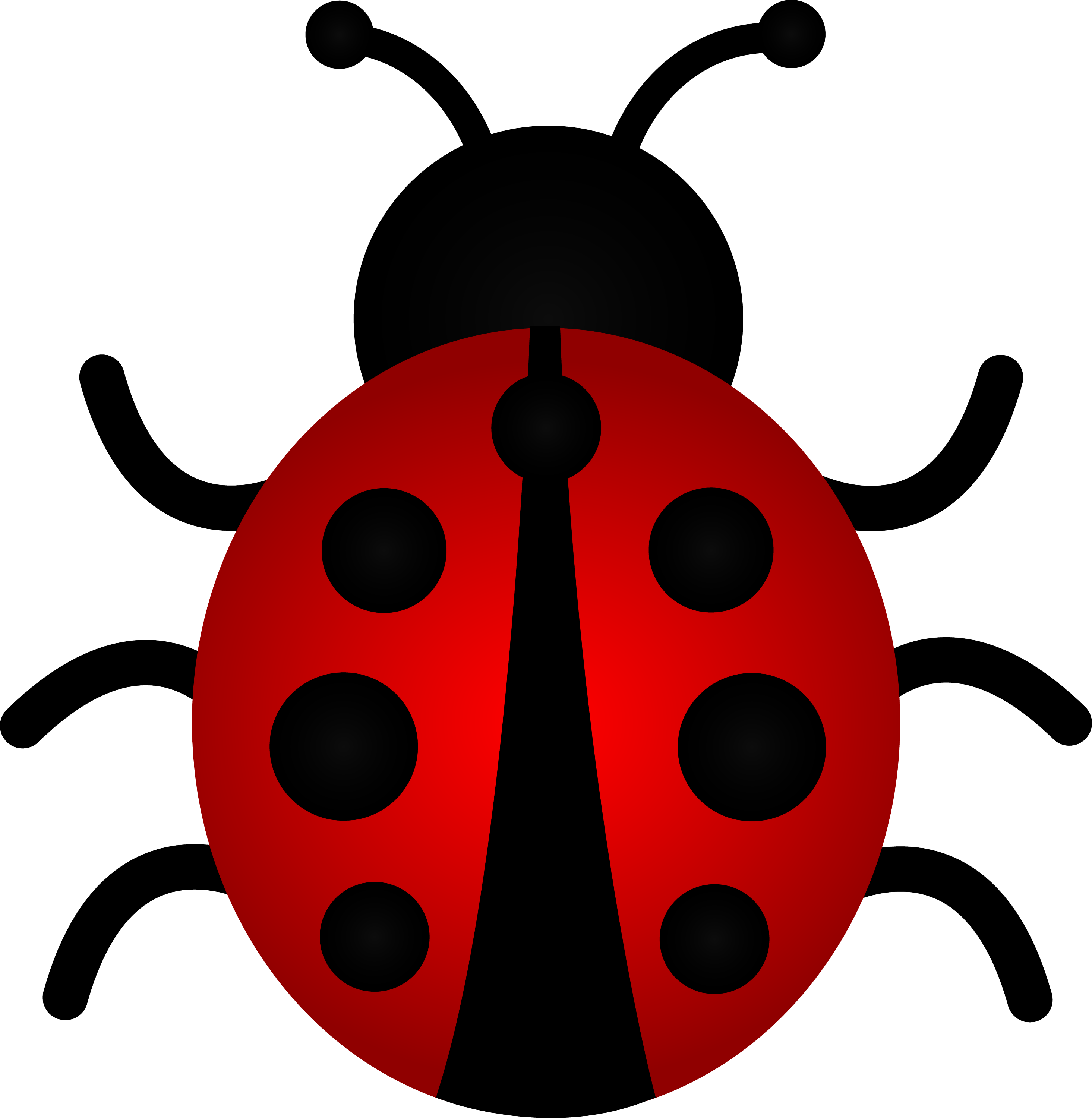 Little Red Ladybug Clip Art - Free Clip Art