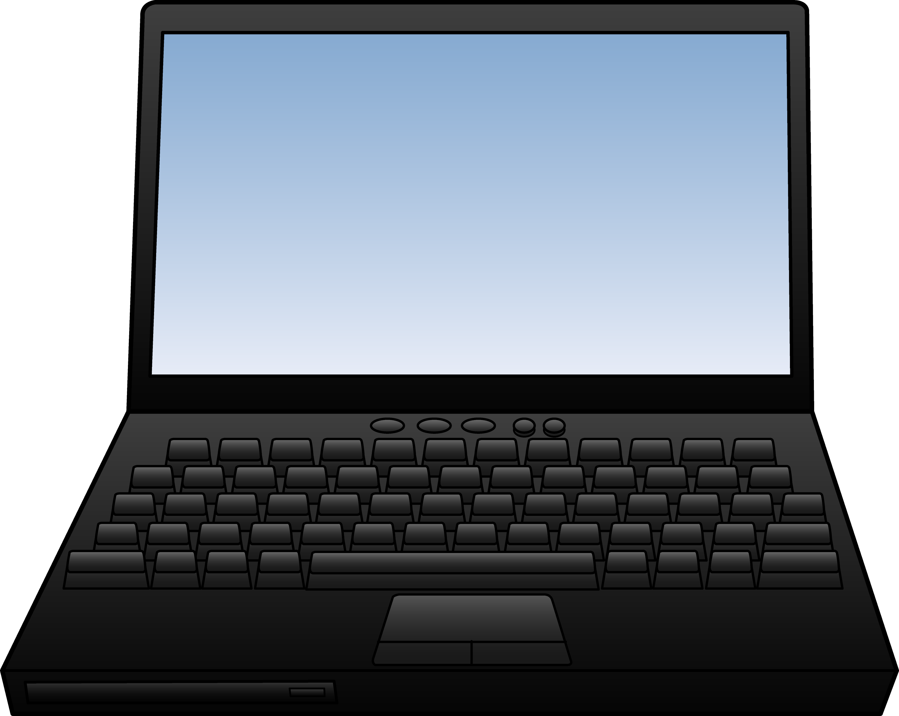 clipart of laptop - photo #7