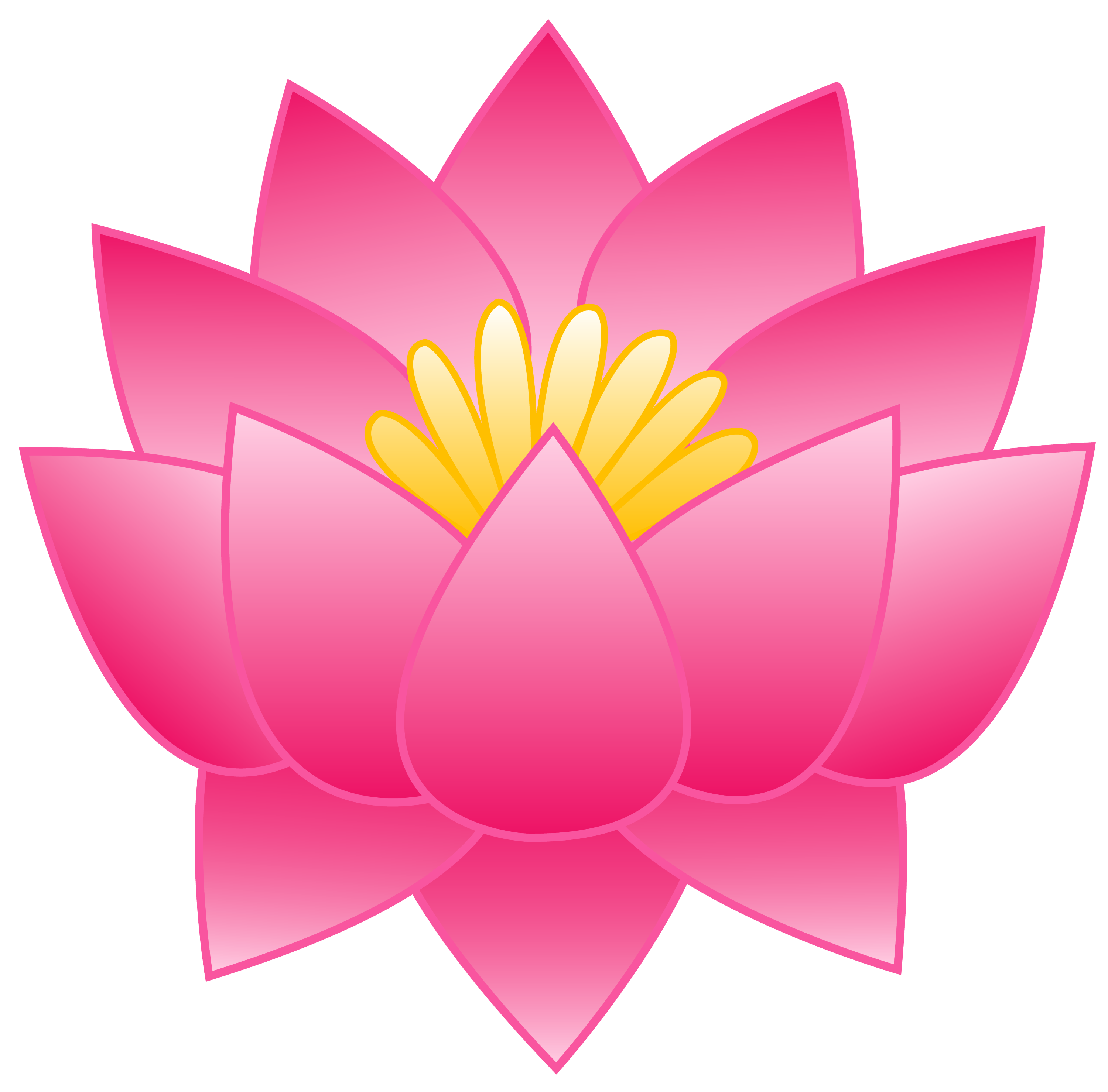 lotus flower outline clip art free - photo #30