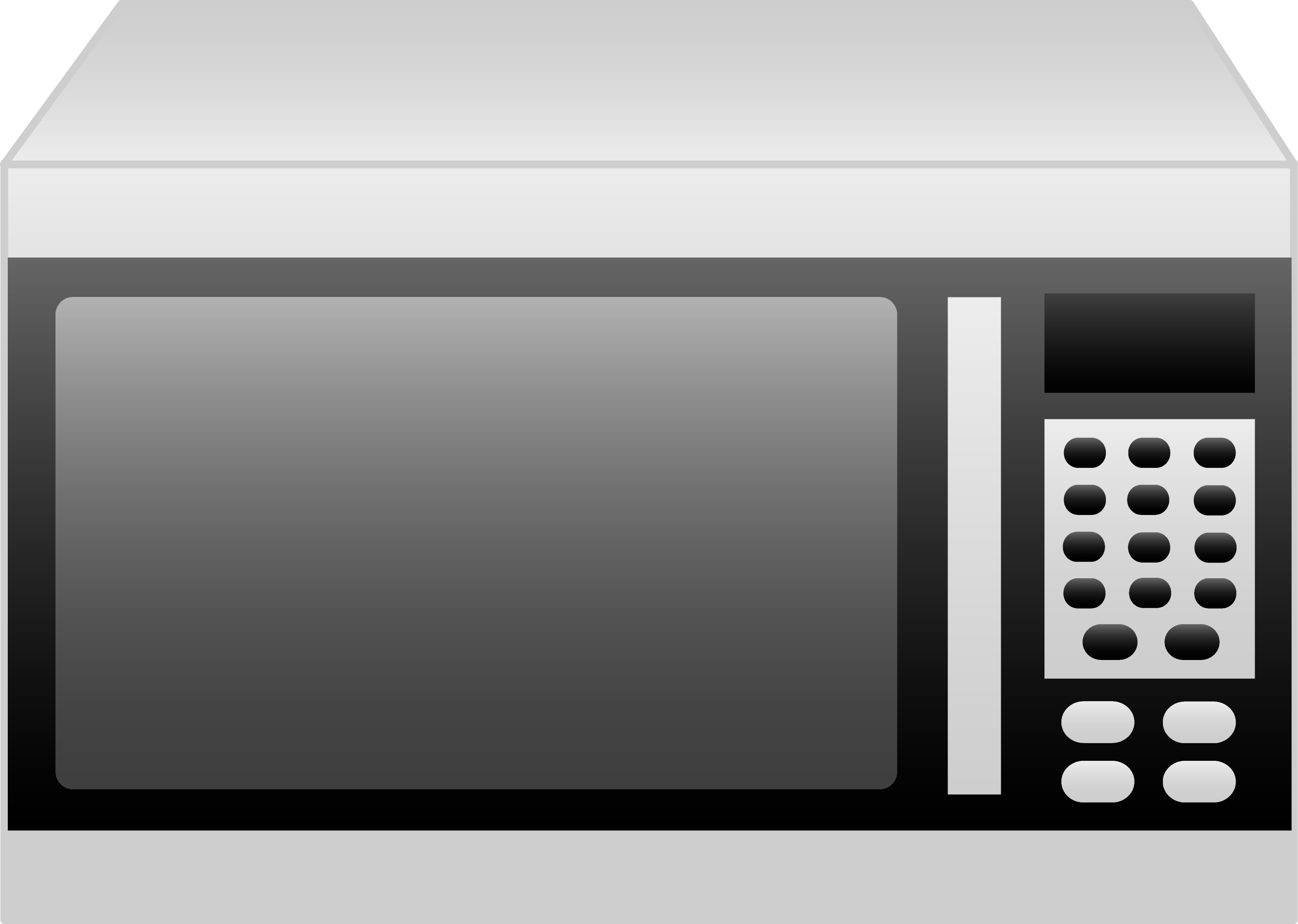 Microwave Oven Design - Free Clip Art