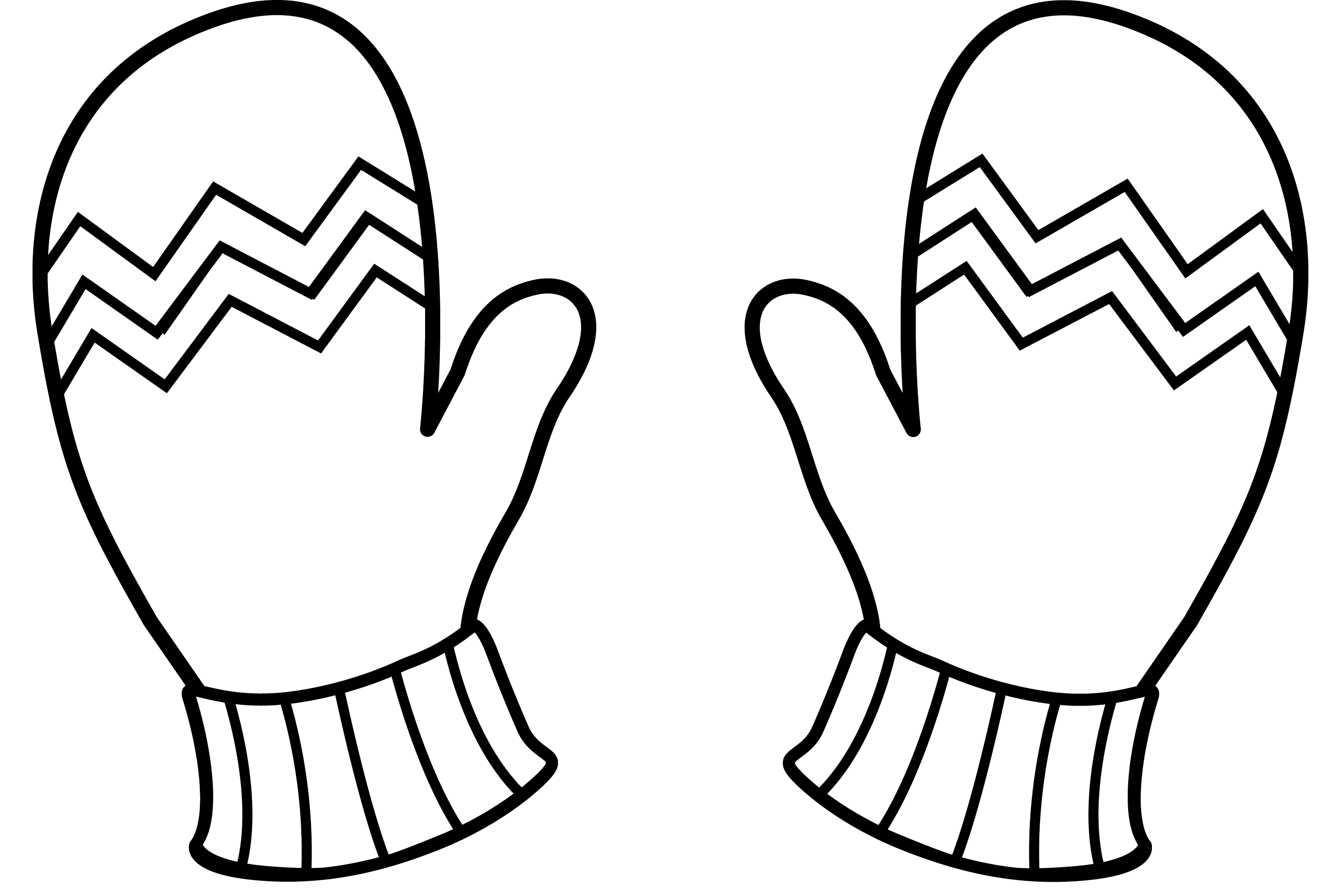 winter gloves clipart - photo #14