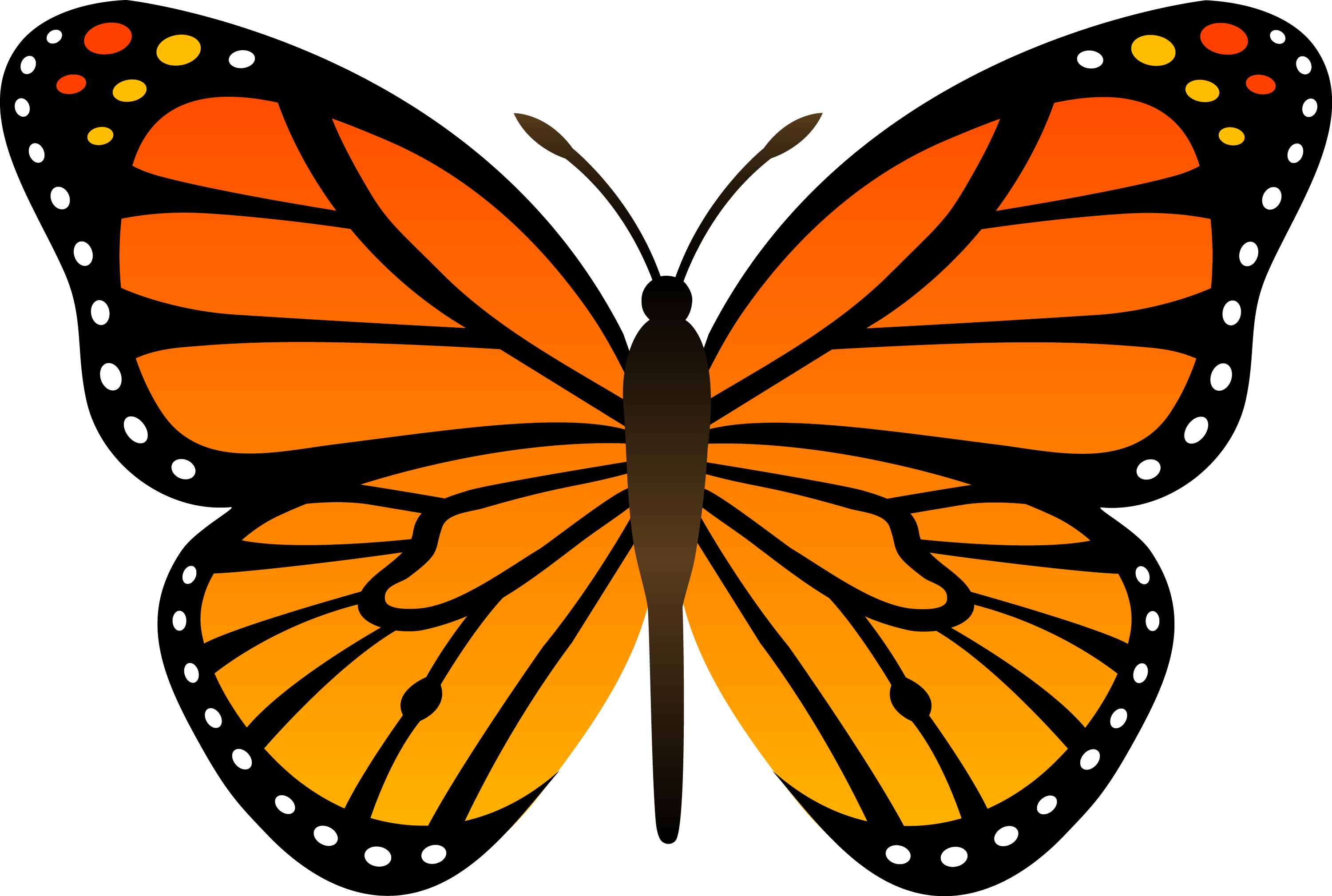 free clip art of monarch butterfly - photo #1