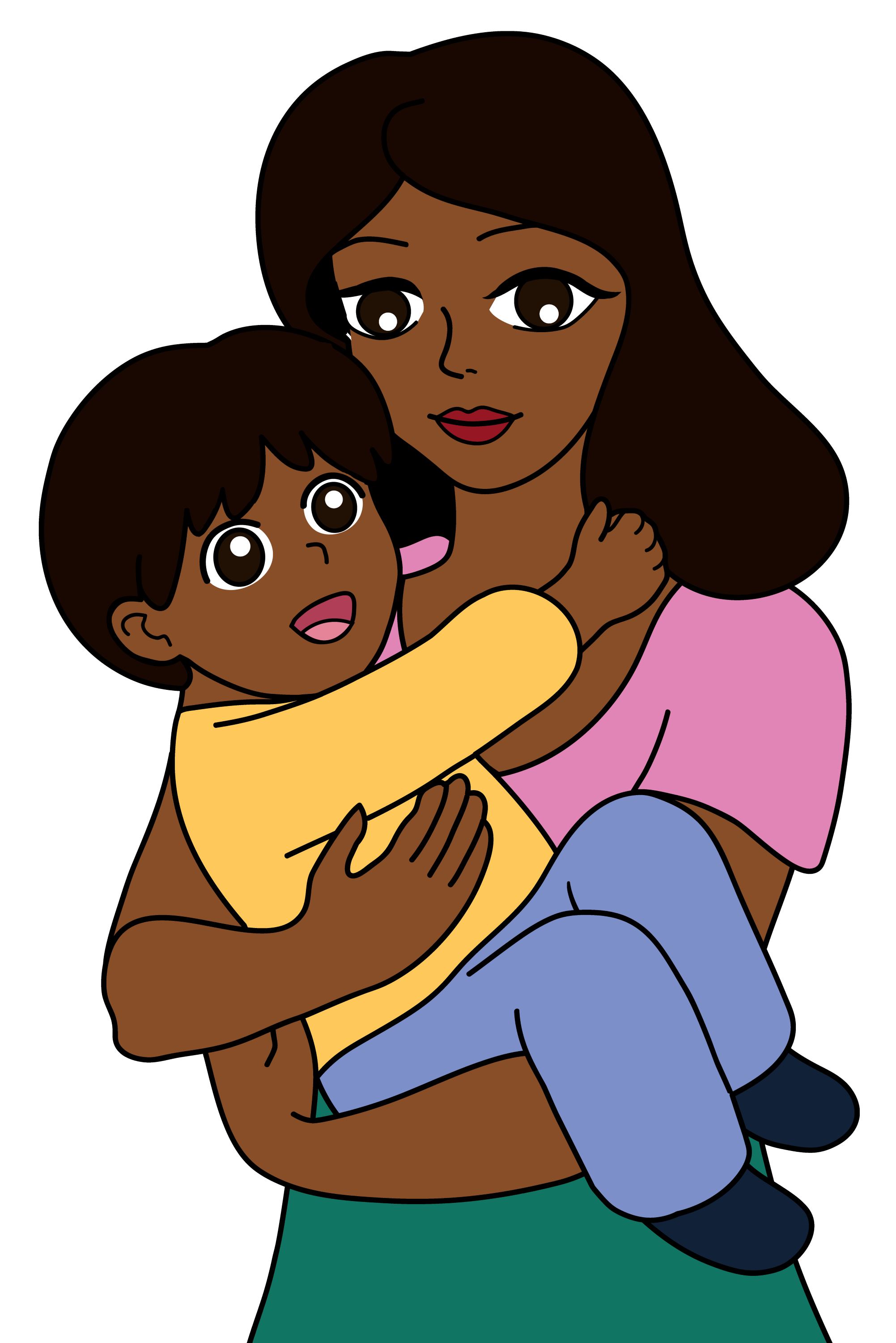free clipart mother and baby - photo #12