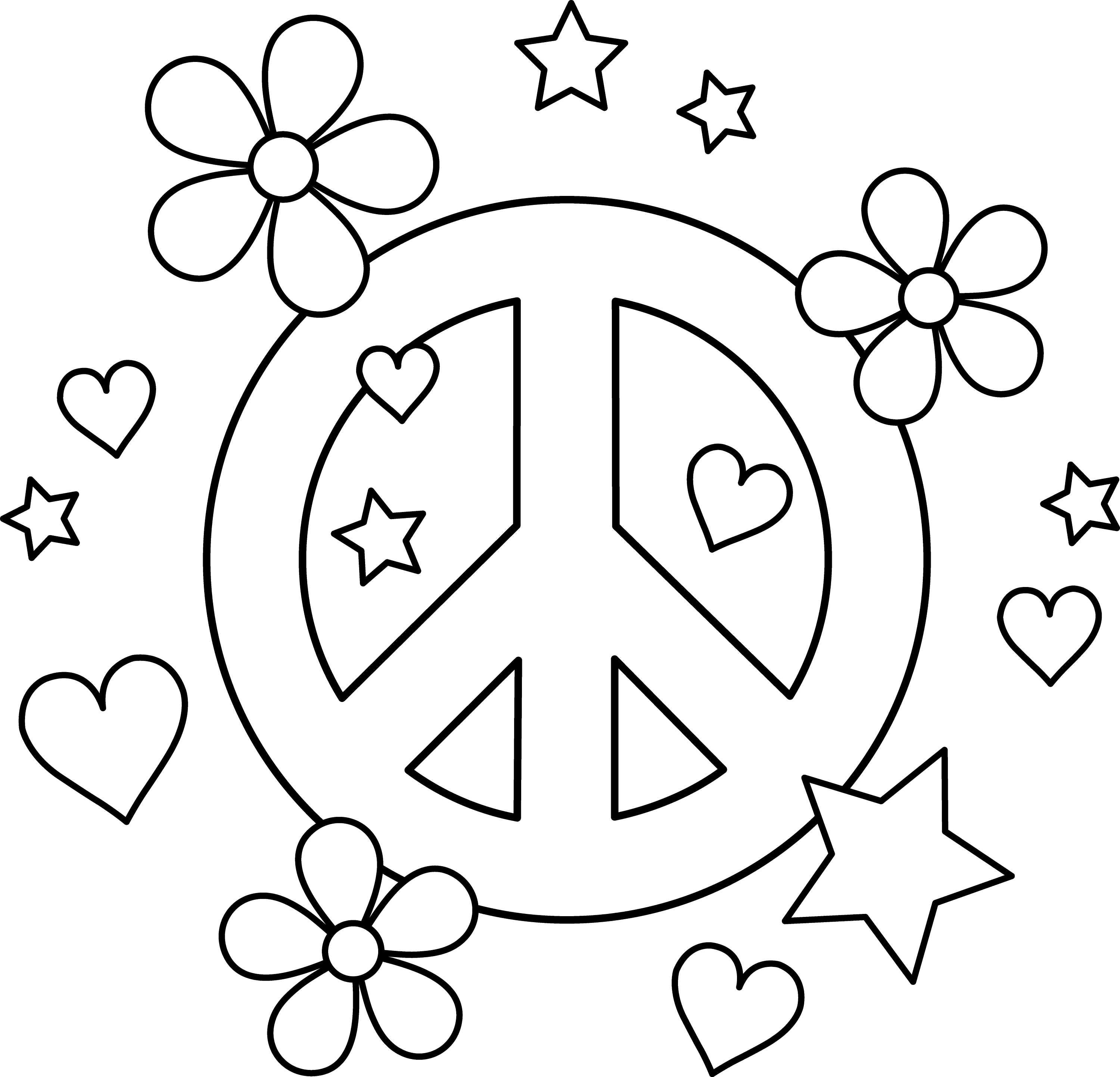 Peace Coloring Pages