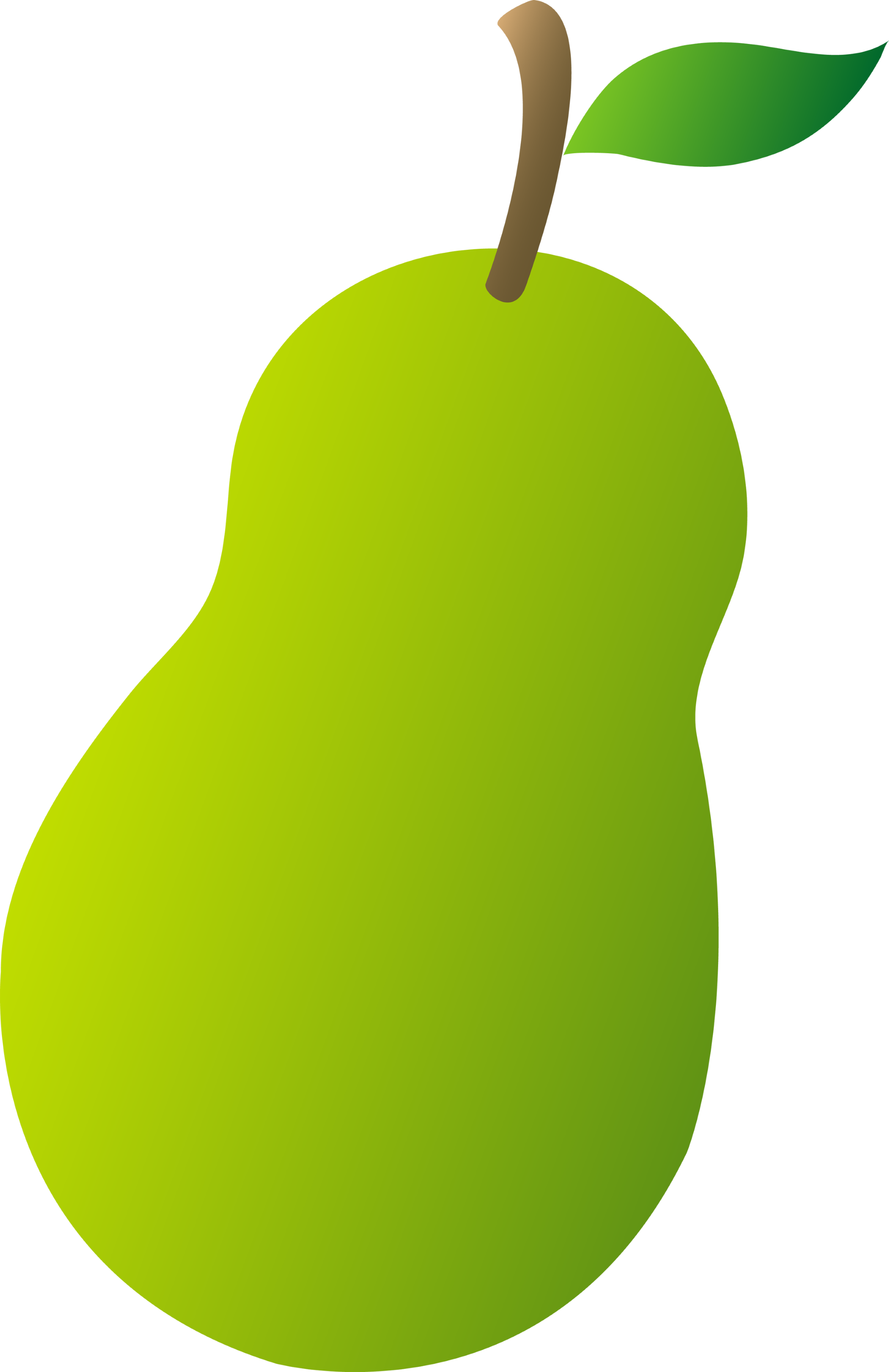 green pear clip art - photo #4