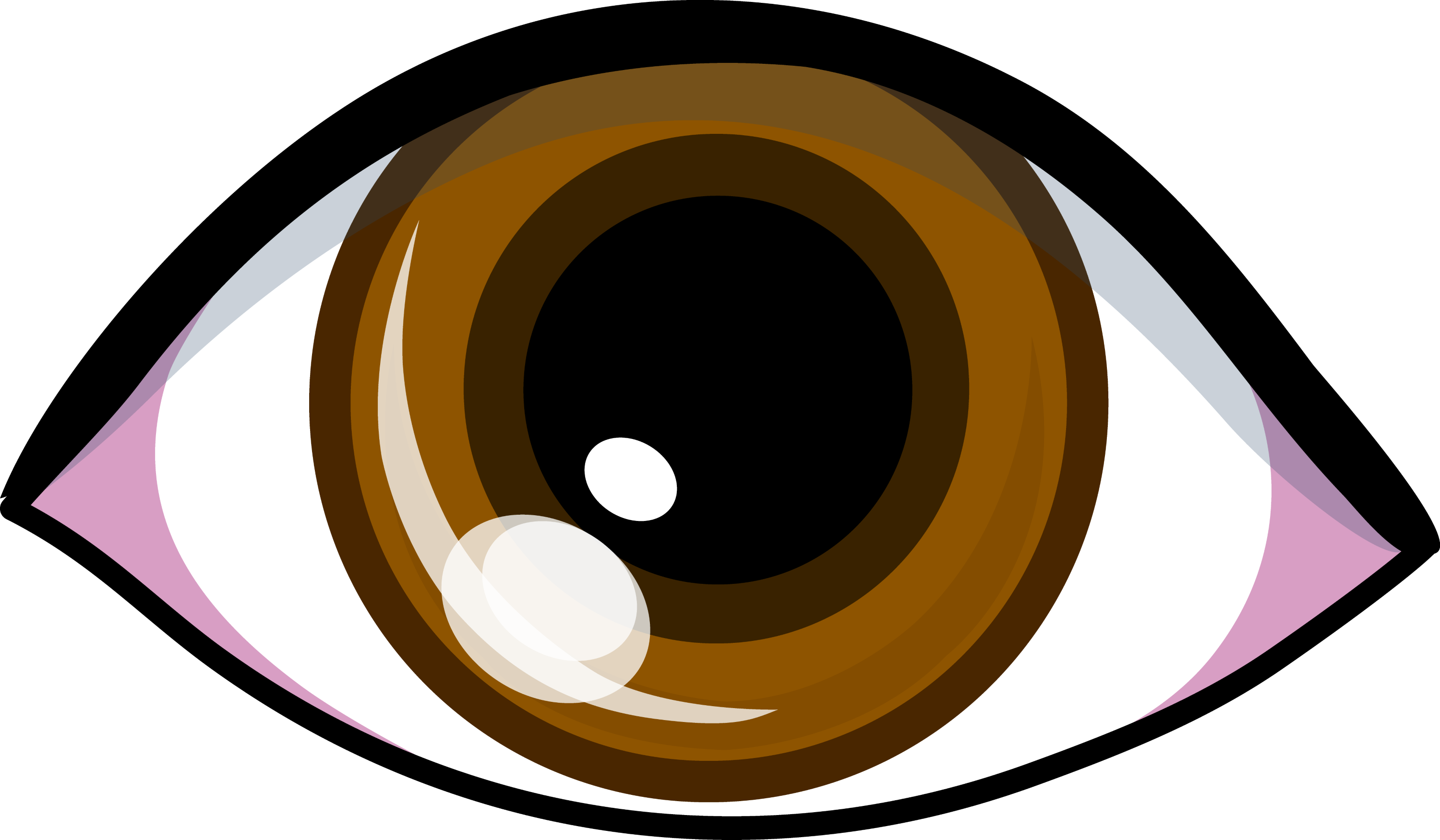 Brown Eye Logo Design - Free Clip Art