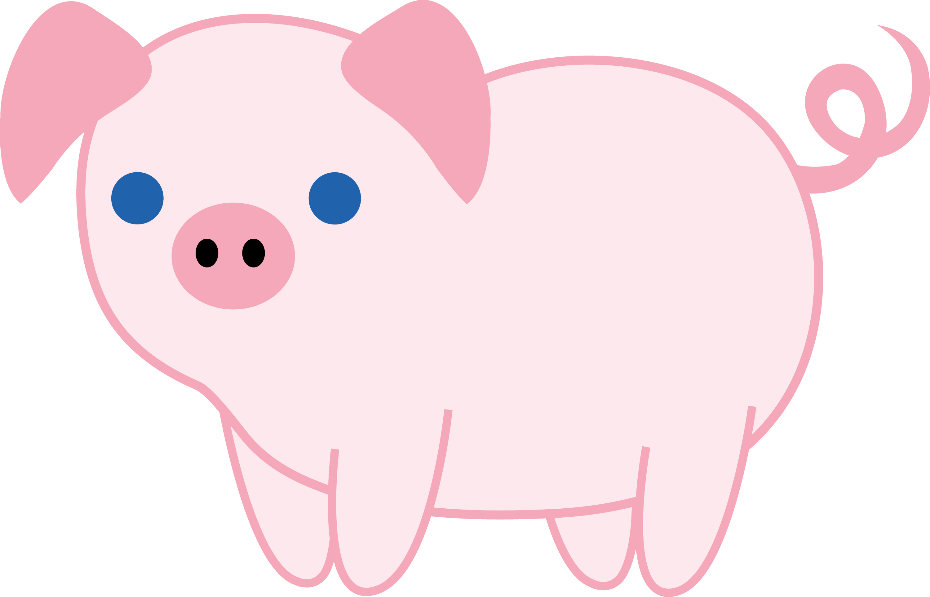 clipart drawing of a pig - photo #15