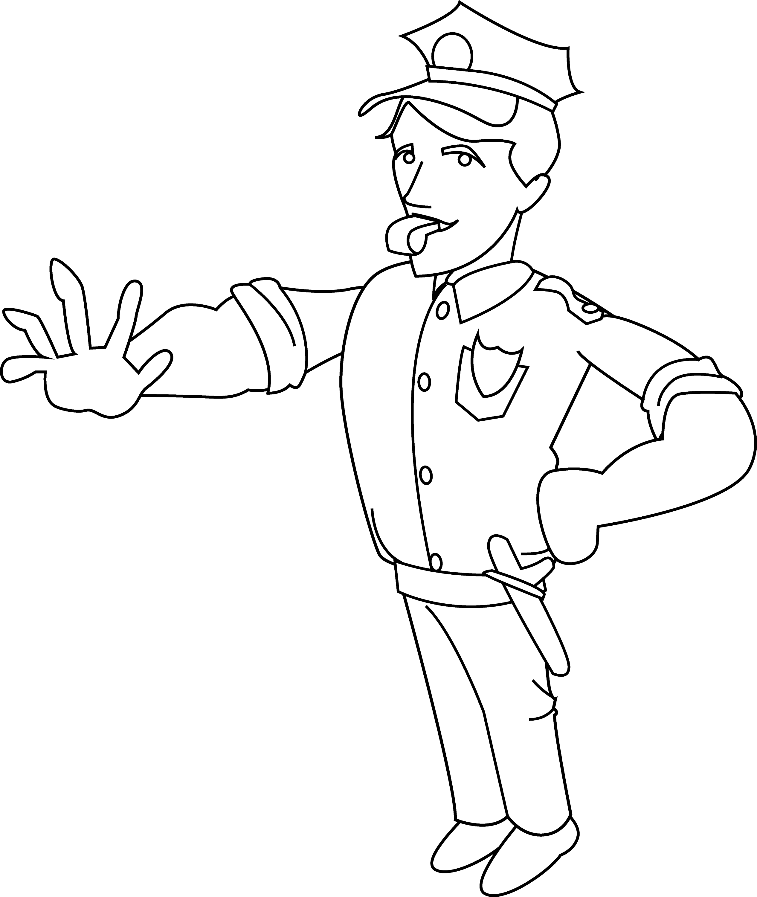 security guard clipart black and white - photo #50