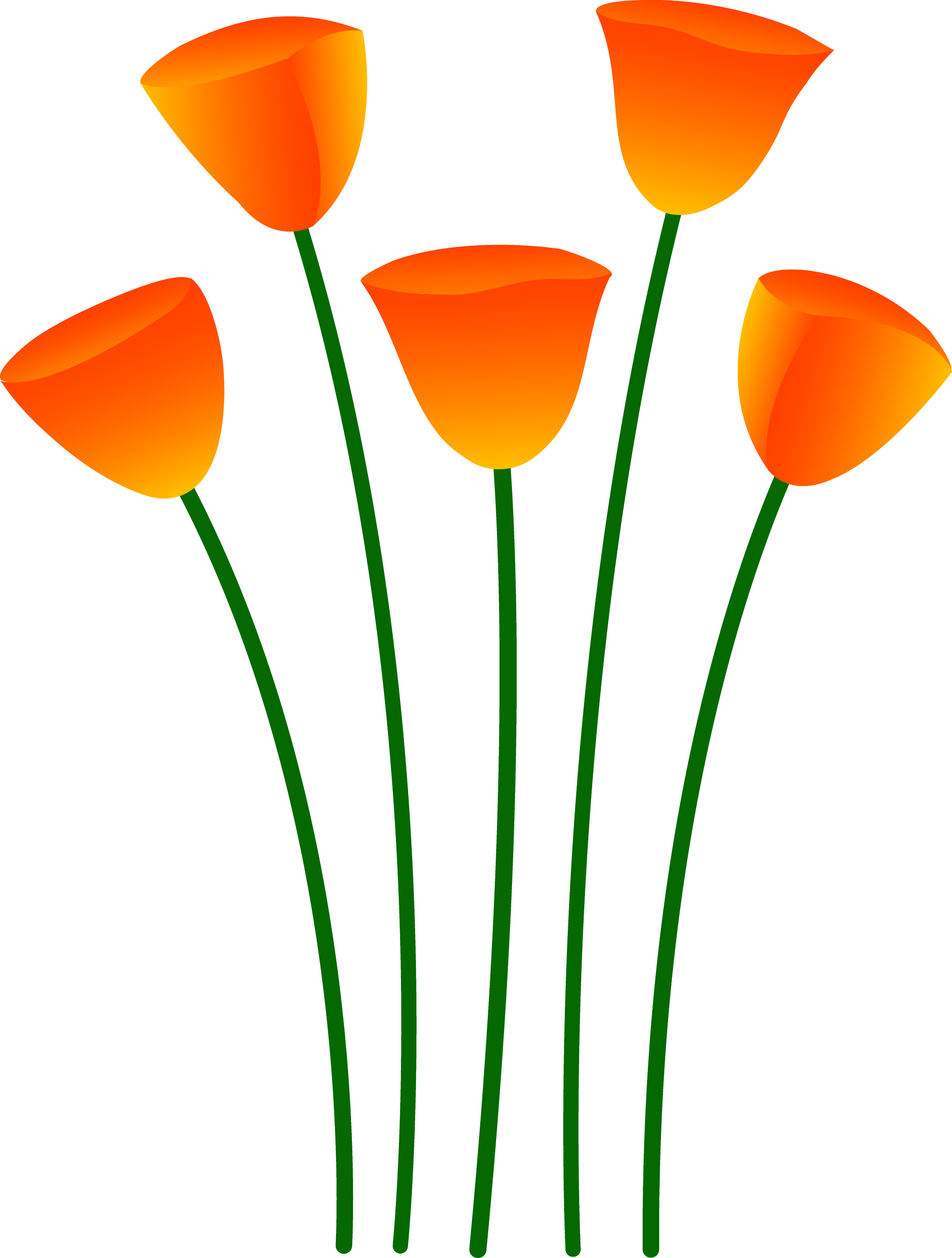 orange flower clip art free - photo #18