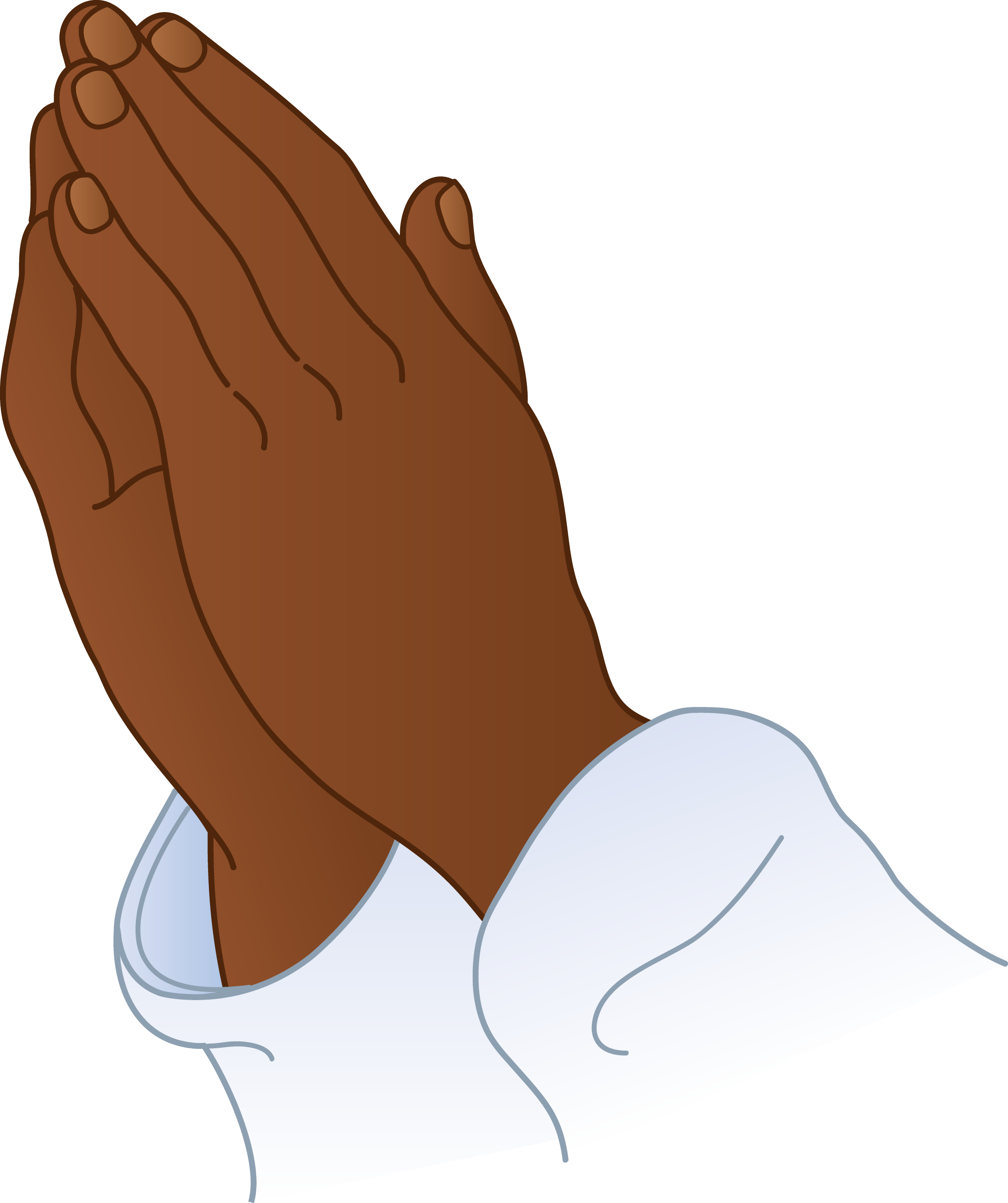 Praying Hands 2 - Free Clip Art
