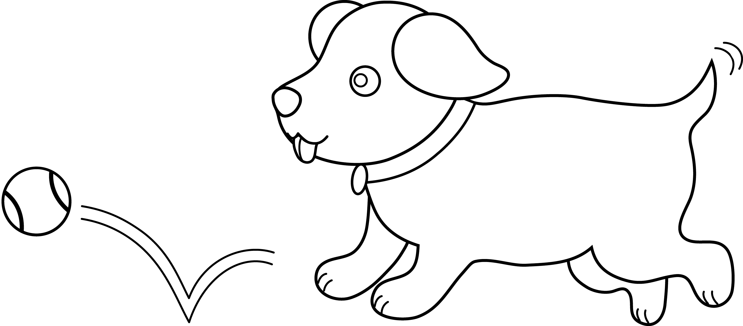 clipart dog outline - photo #25