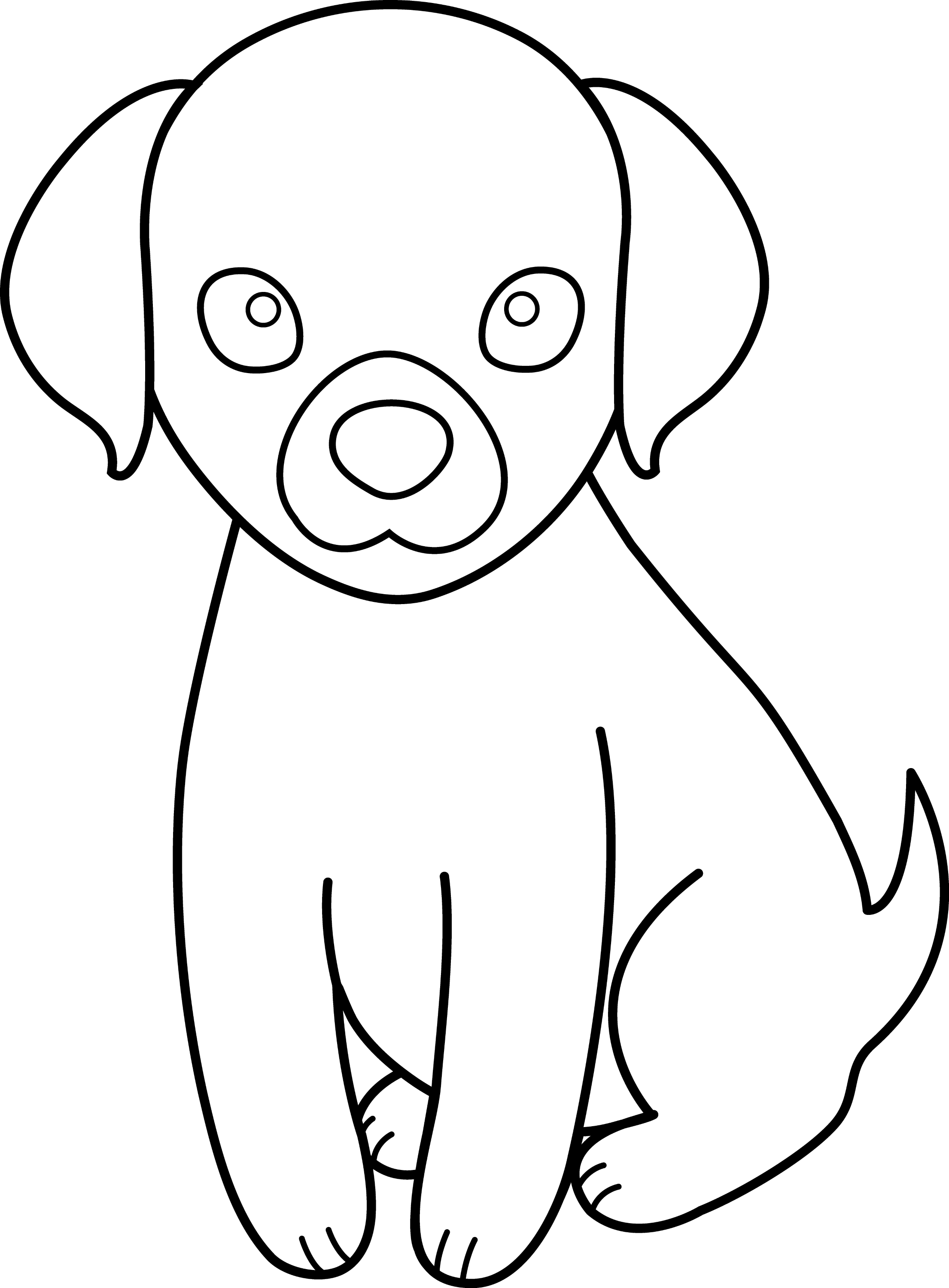 dog clipart drawing - photo #16