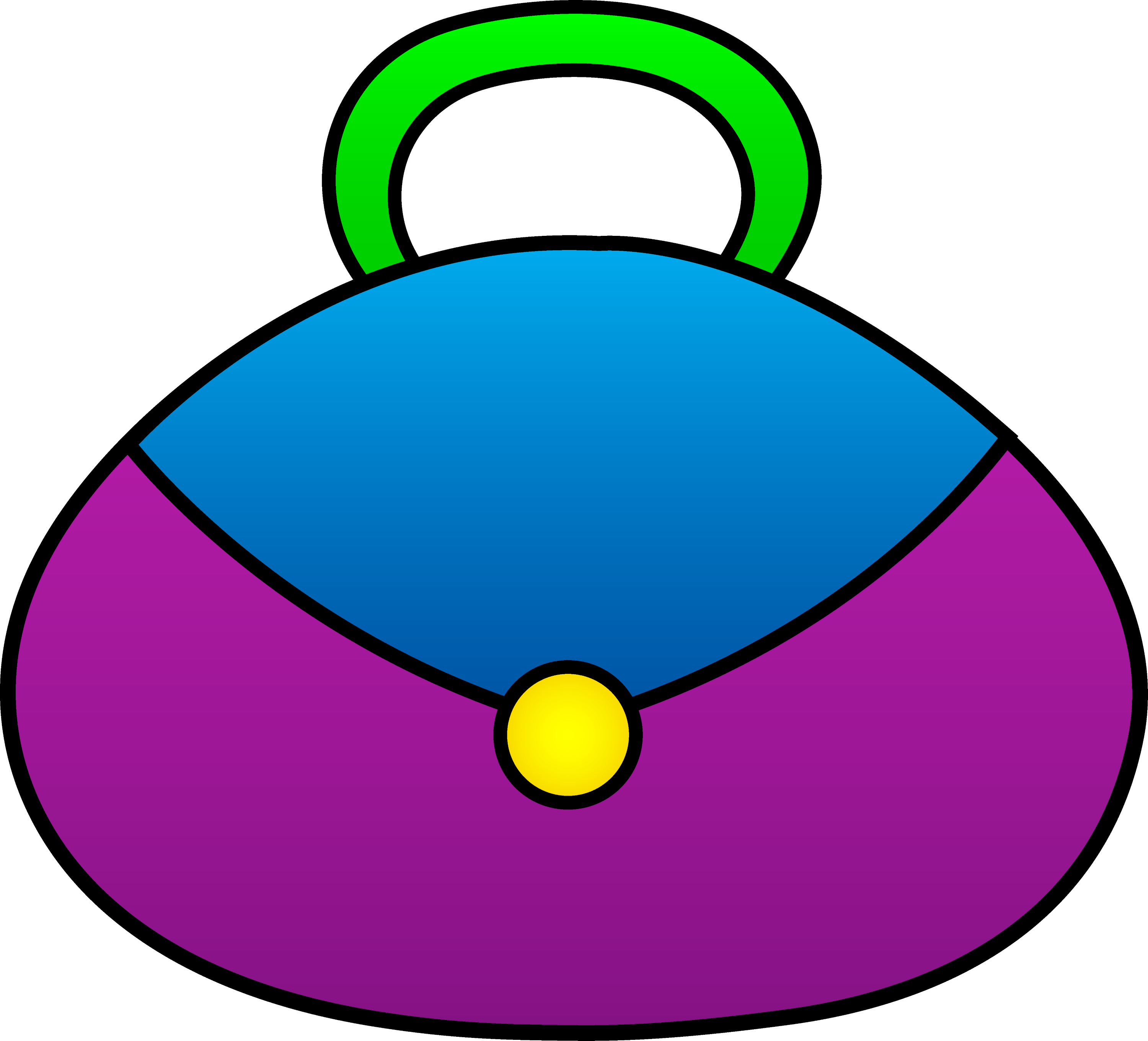 Little Purple Purse - Free Clip Art