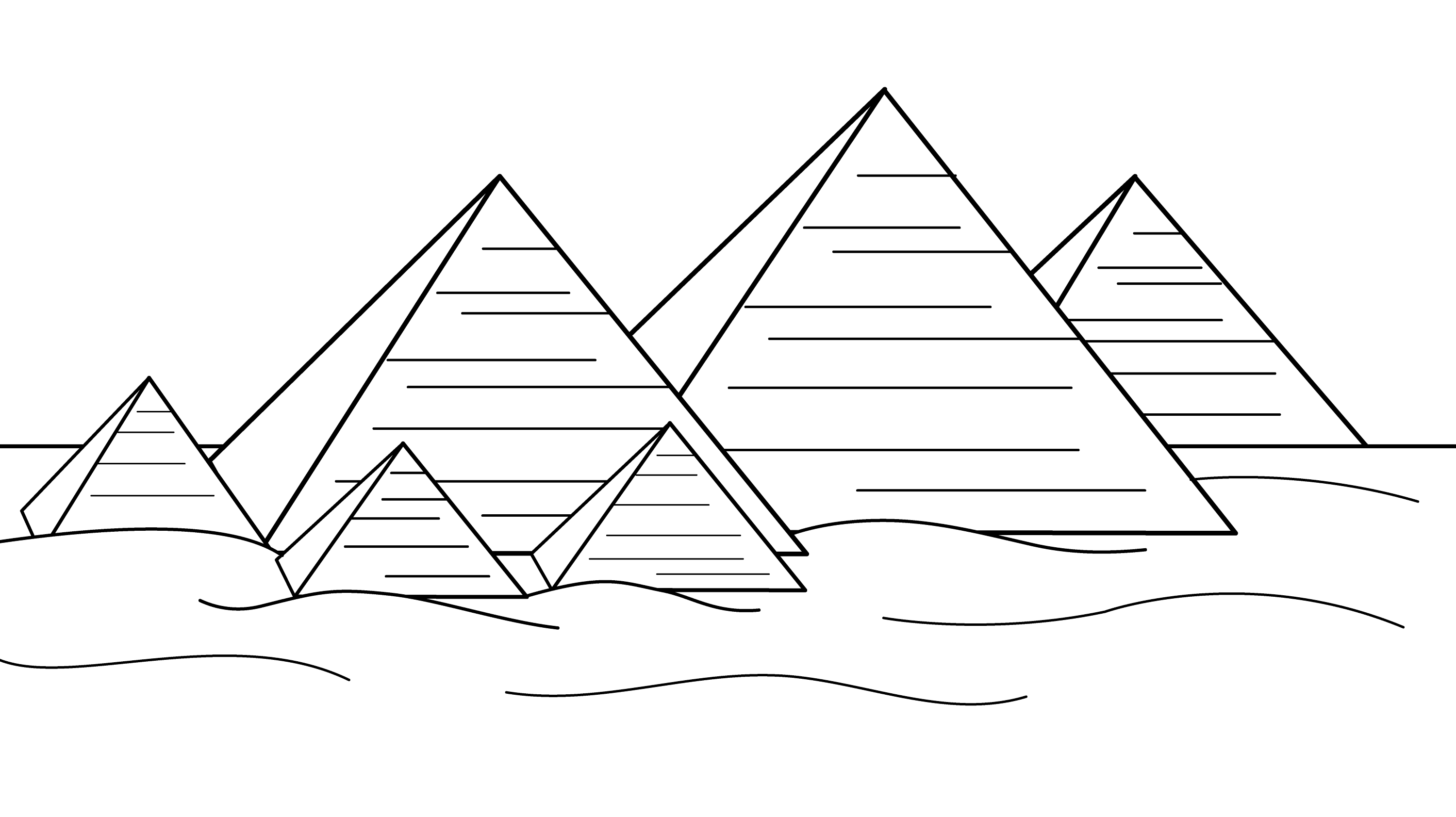 Giza Pyramid Coloring Coloring Pages