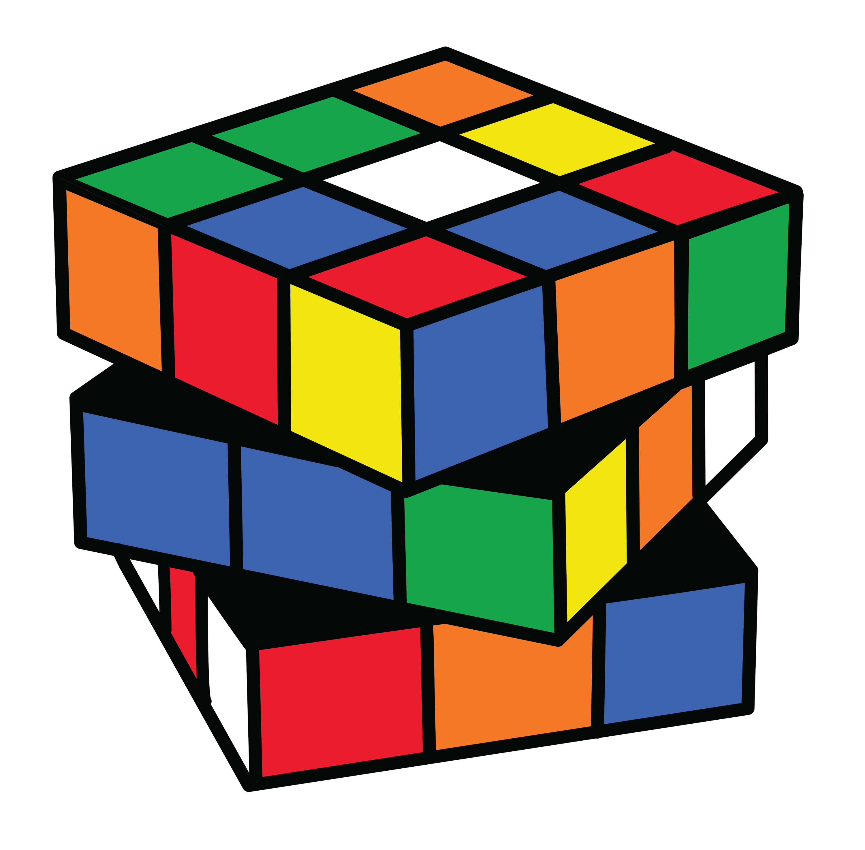 Rubiks Cube Puzzle Clipart - Free Clip Art