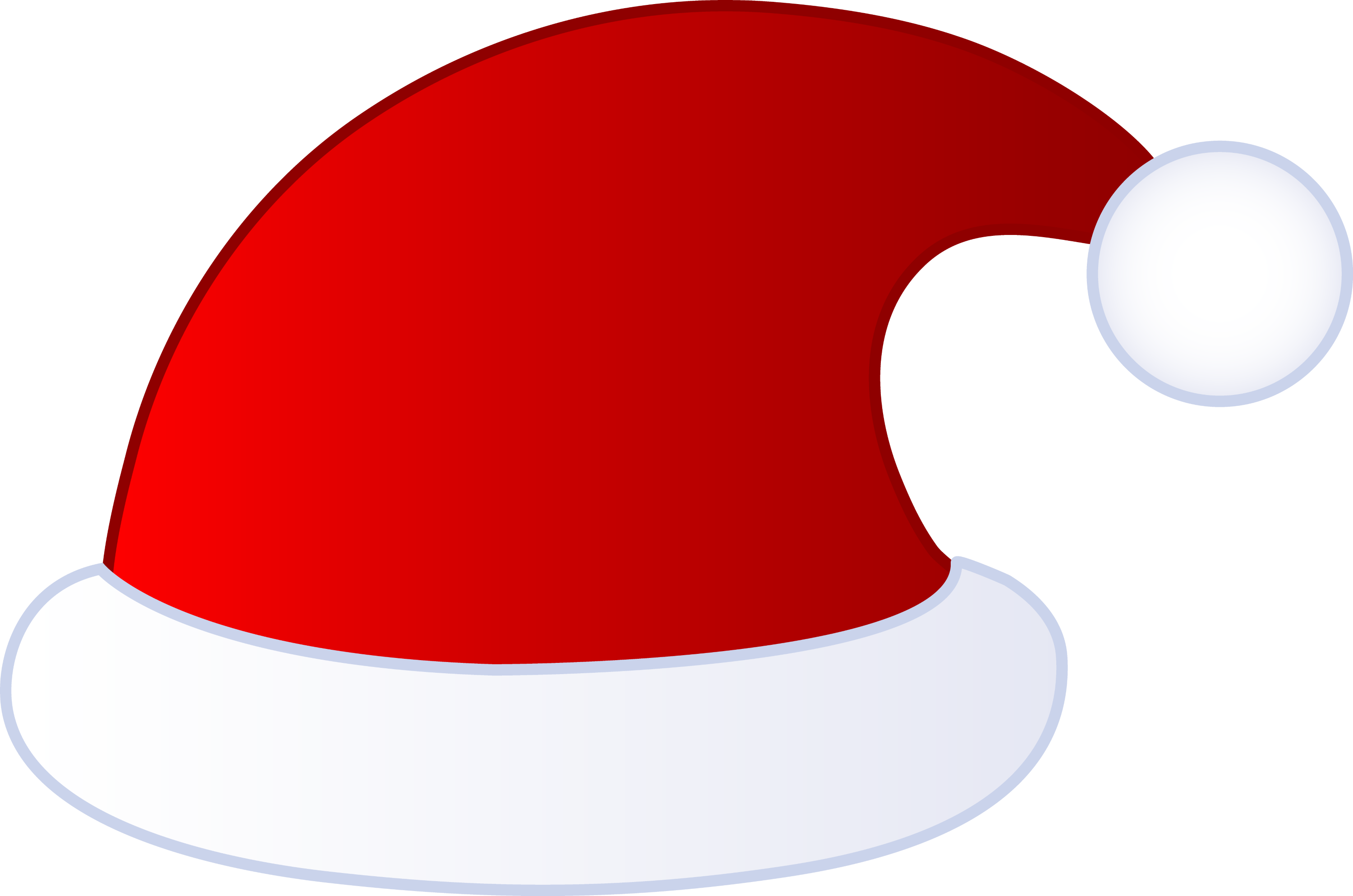 Red Santa Claus Hat Free Clip Art