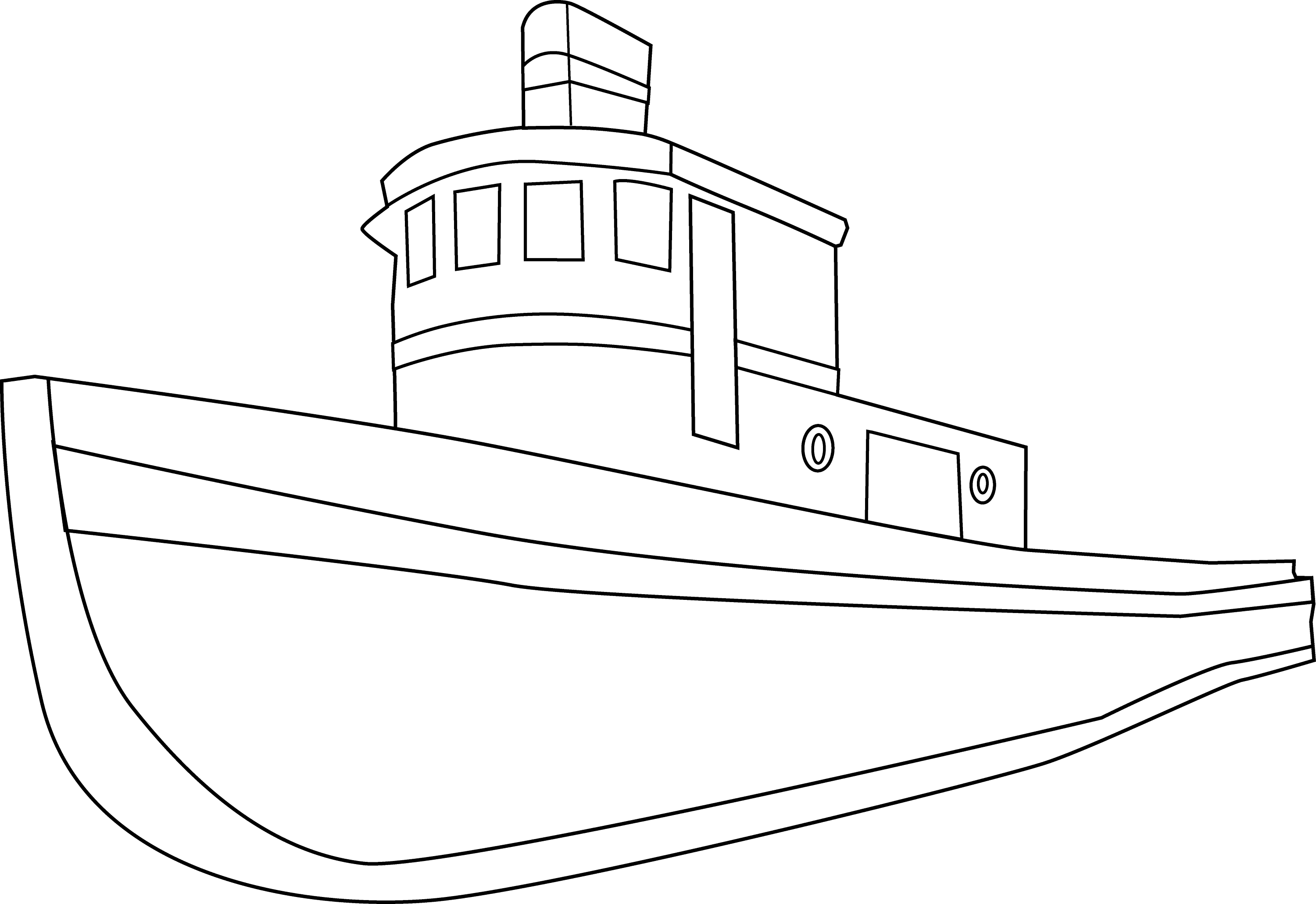 boat clipart black and white - photo #15