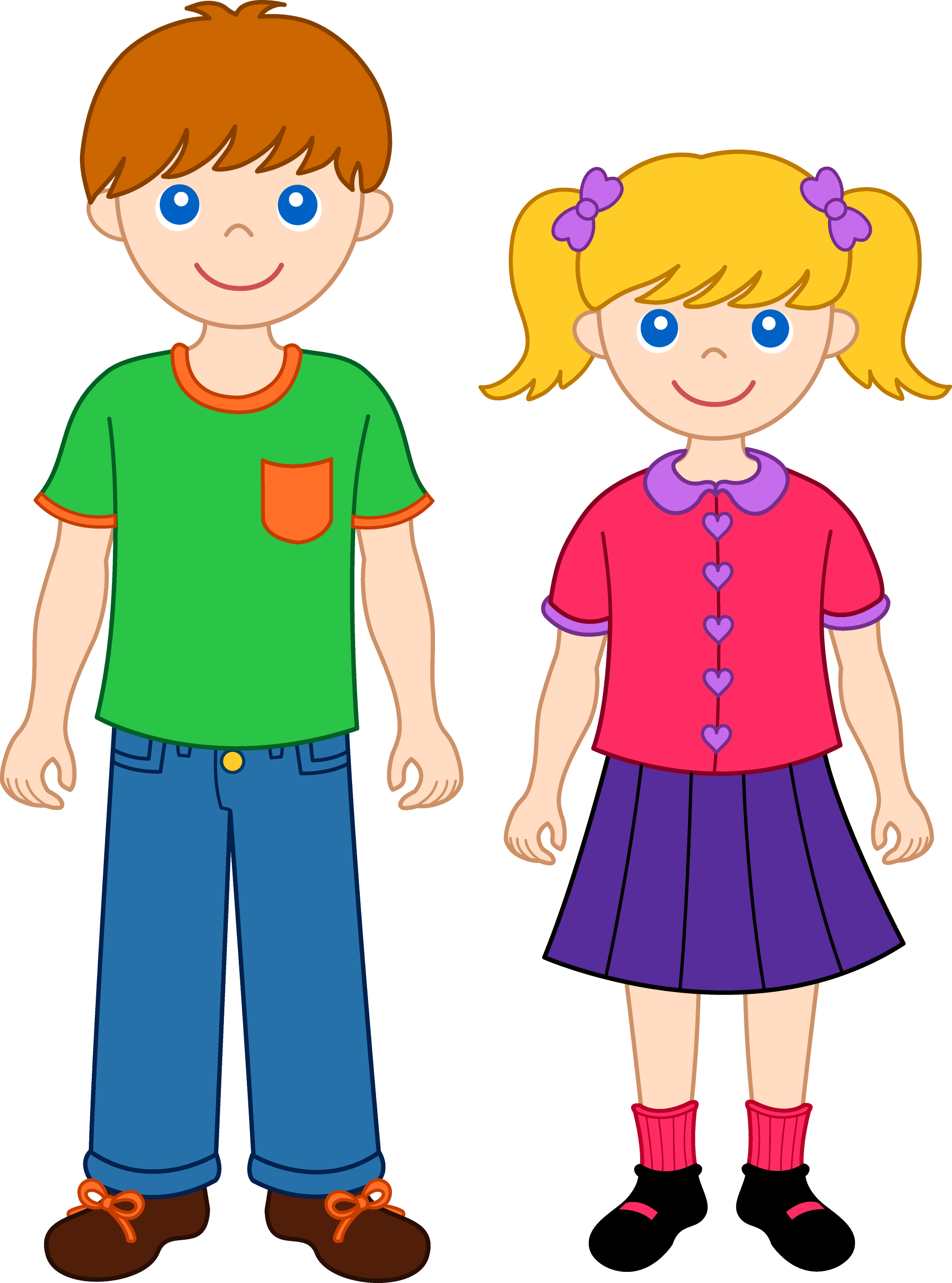 clipart of brother and sister - photo #2