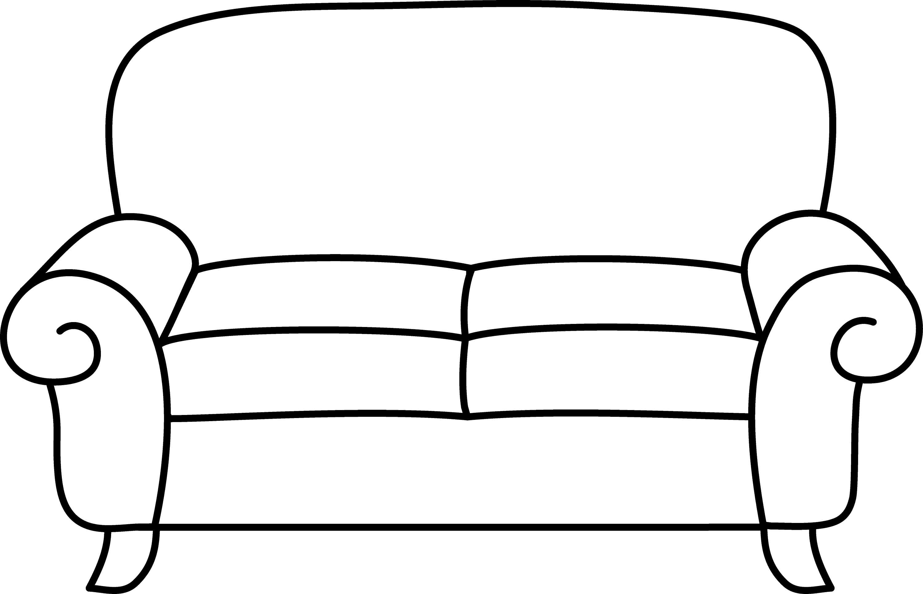 living room clipart black and white - photo #43