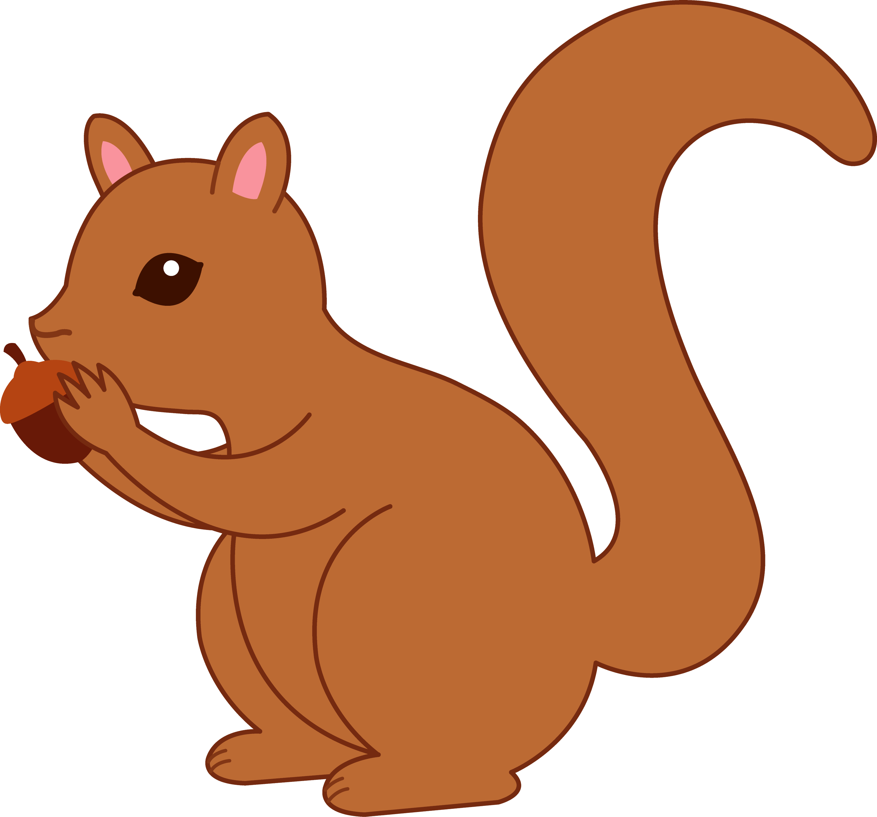 clip art cartoon squirrel - photo #2