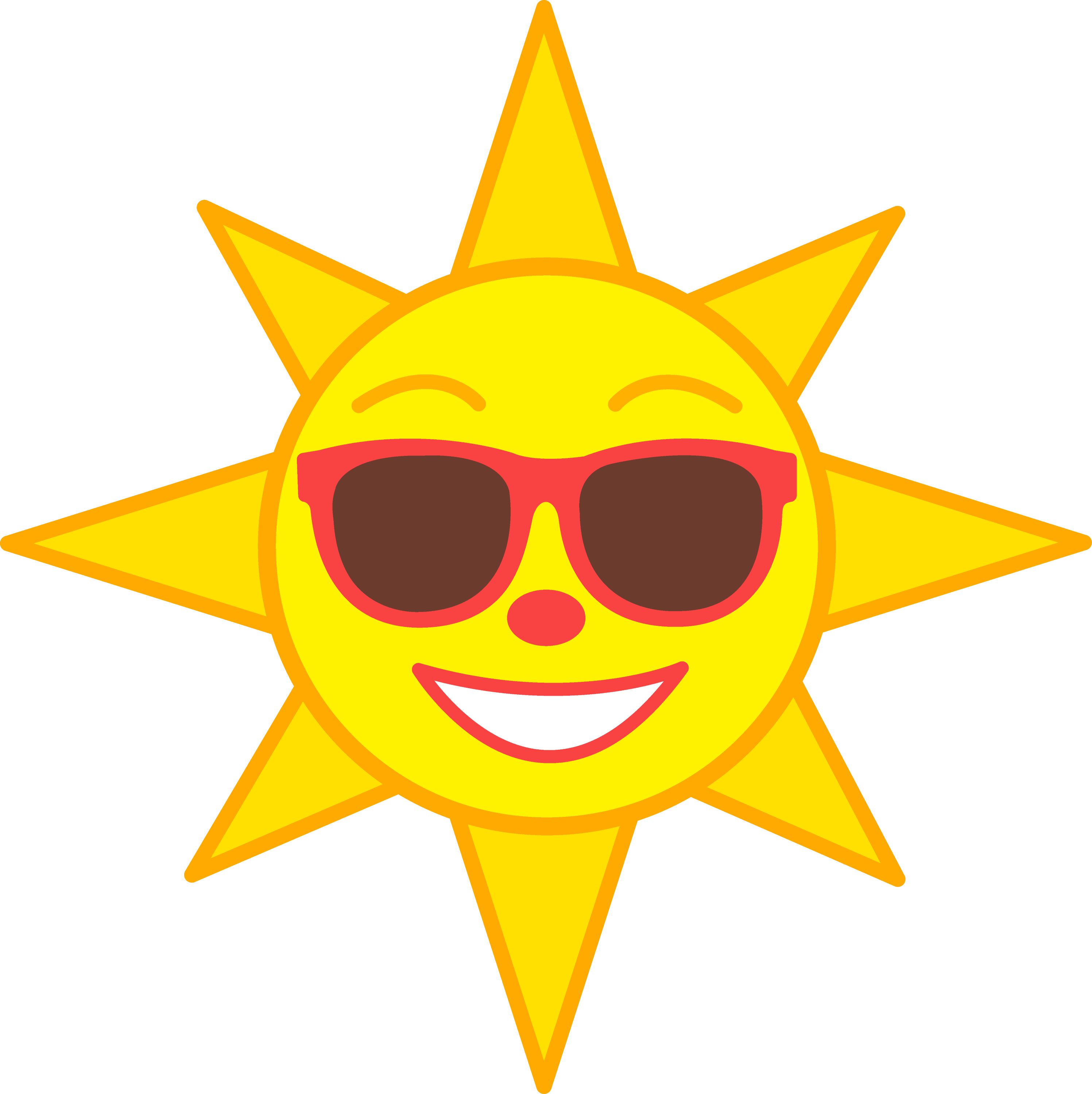 clipart image sun face - photo #1