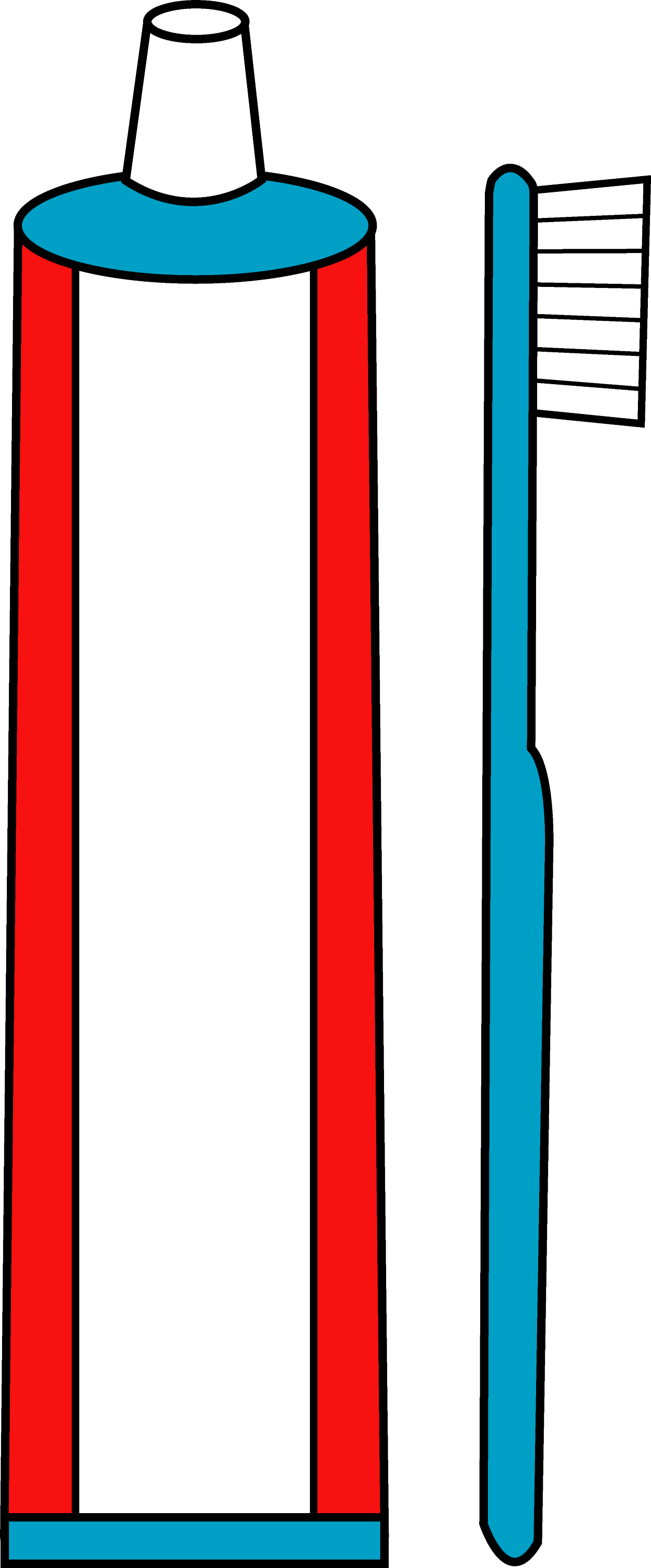 Toothbrush And Toothpaste Free Clip Art
