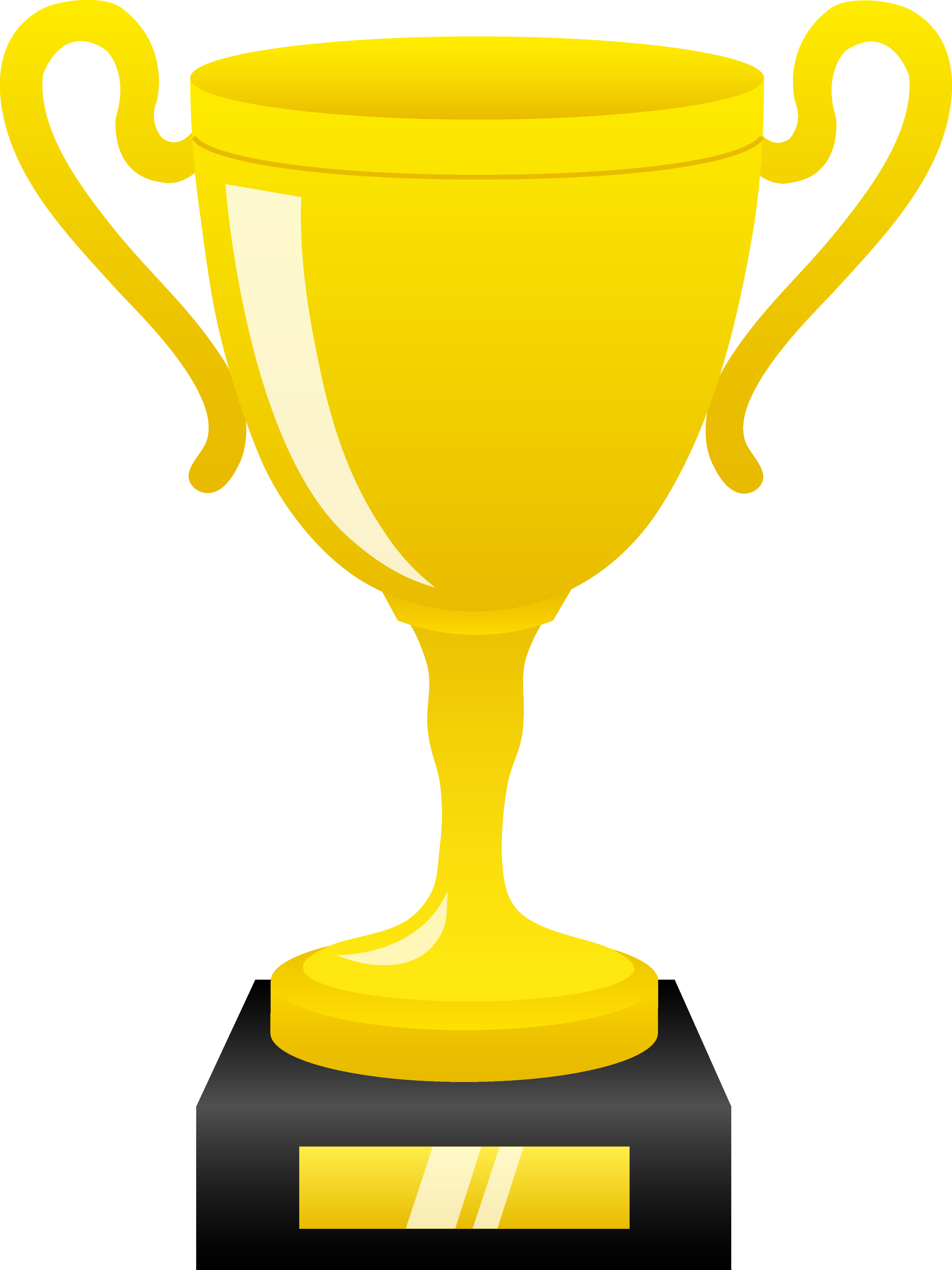 Shiny Golden Trophy - Free Clip Art