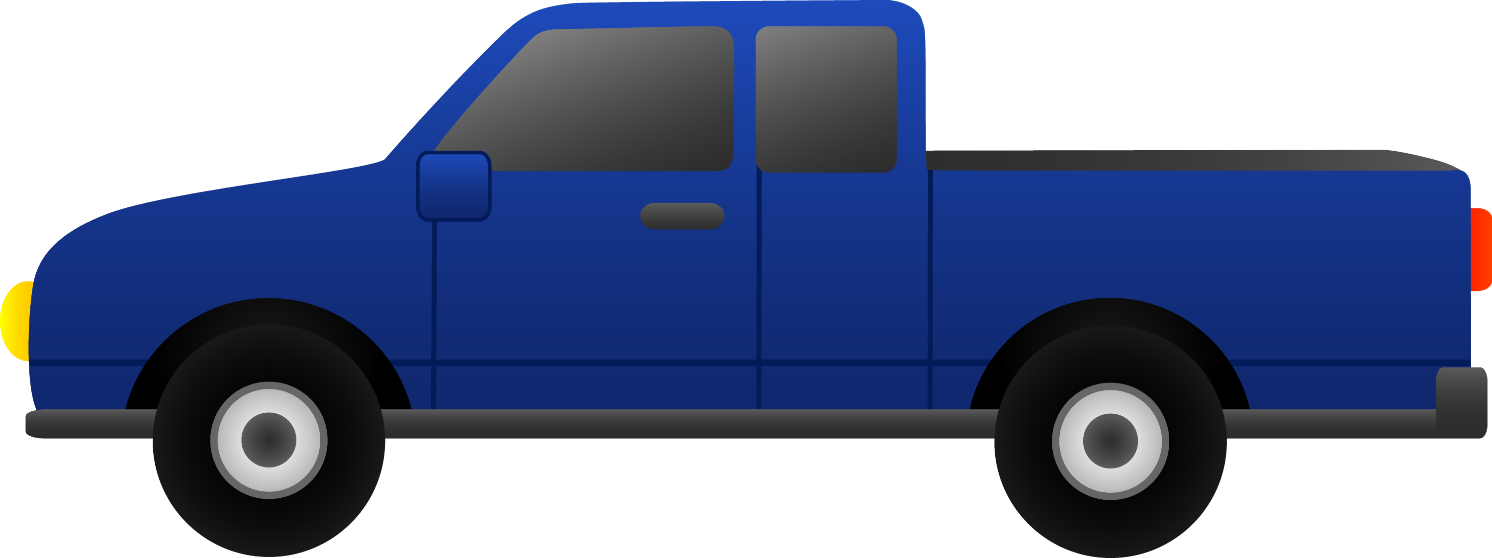 Blue Pickup Truck Clip Art Free Clip Art
