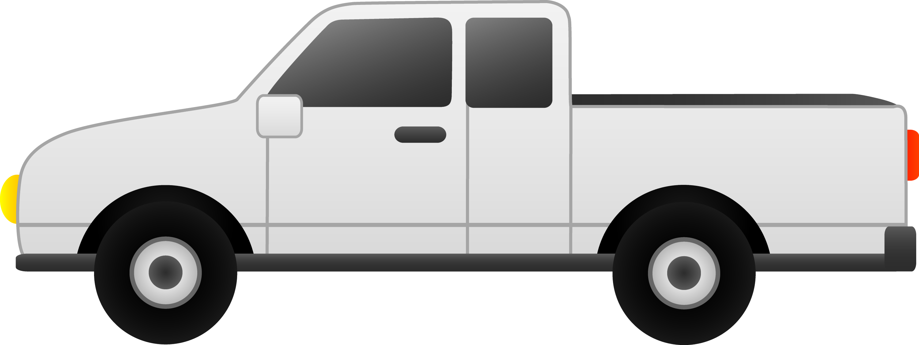 White Pickup Truck Clip Art Free Clip Art
