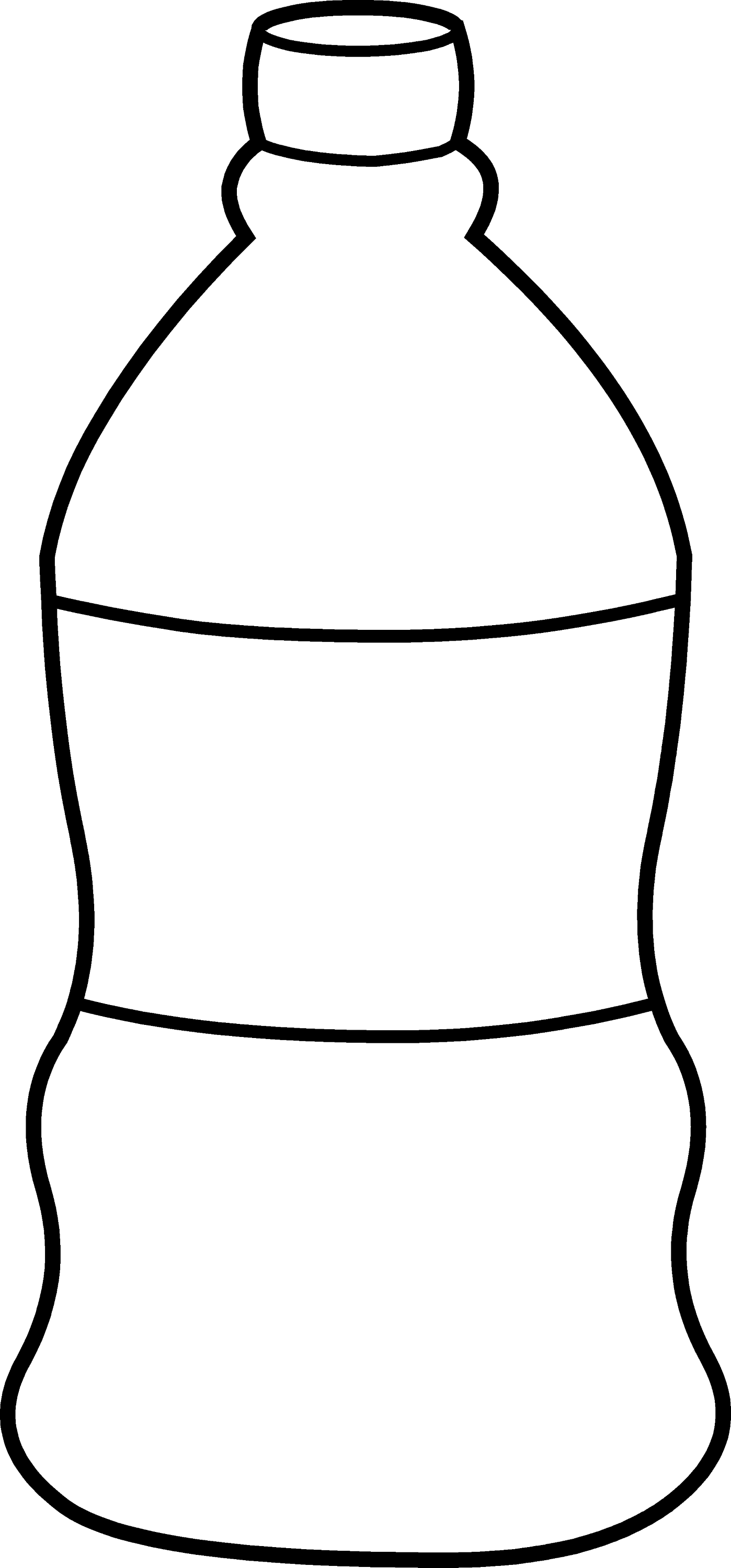 Water Bottle Line Art Free Clip Art