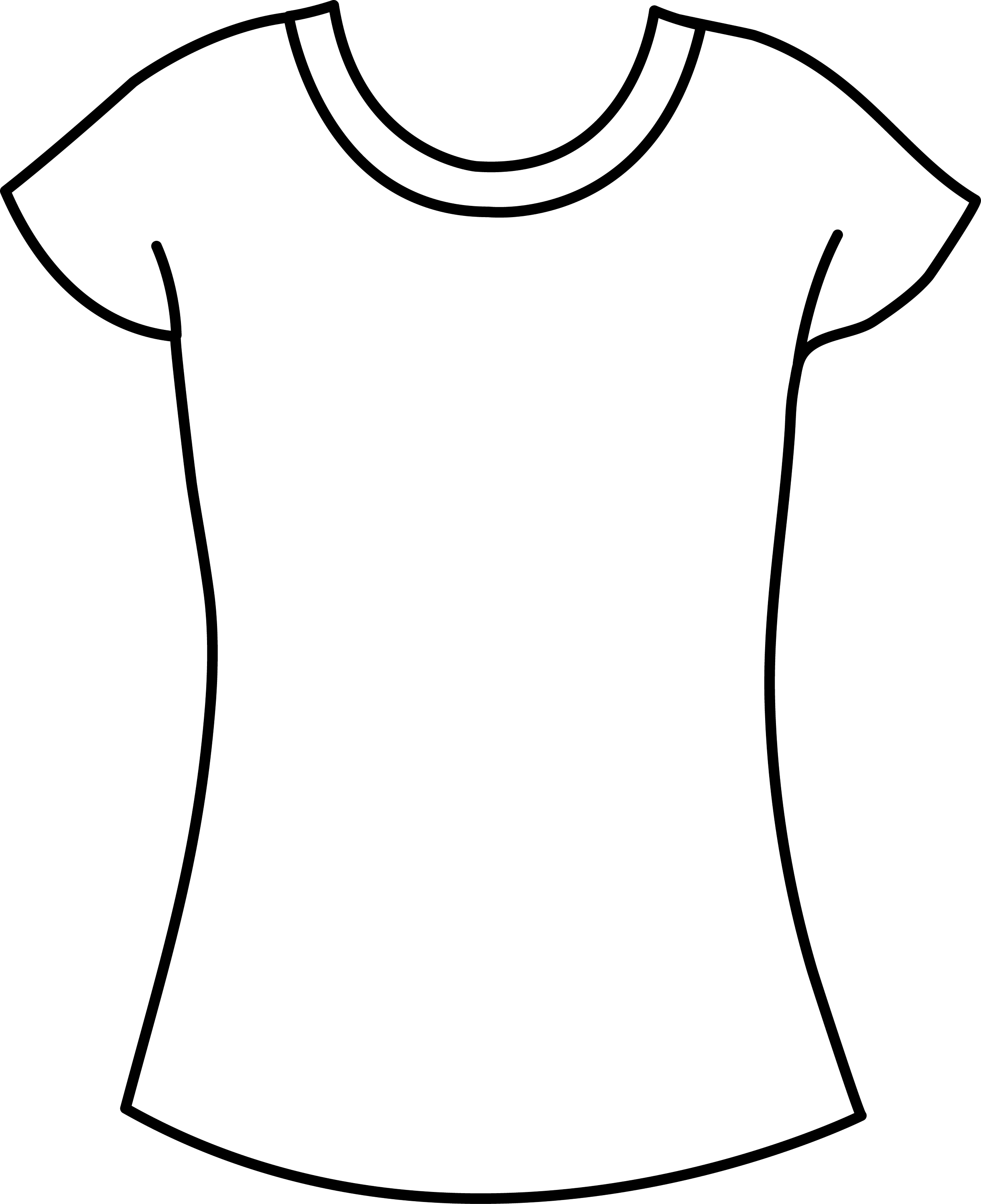 Womens T Shirt Template Free Clip Art