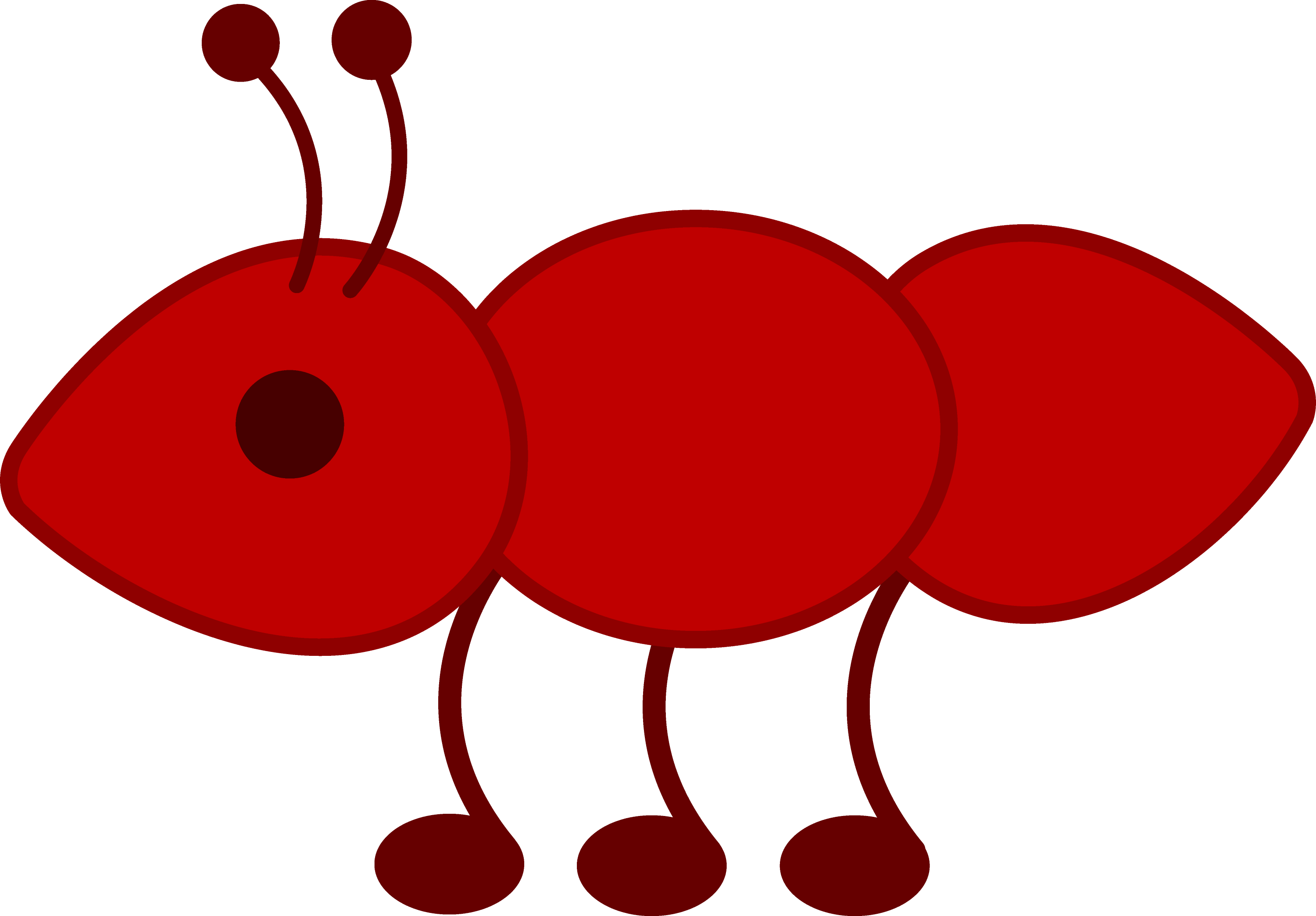 Little Red Ant - Free Clip Art