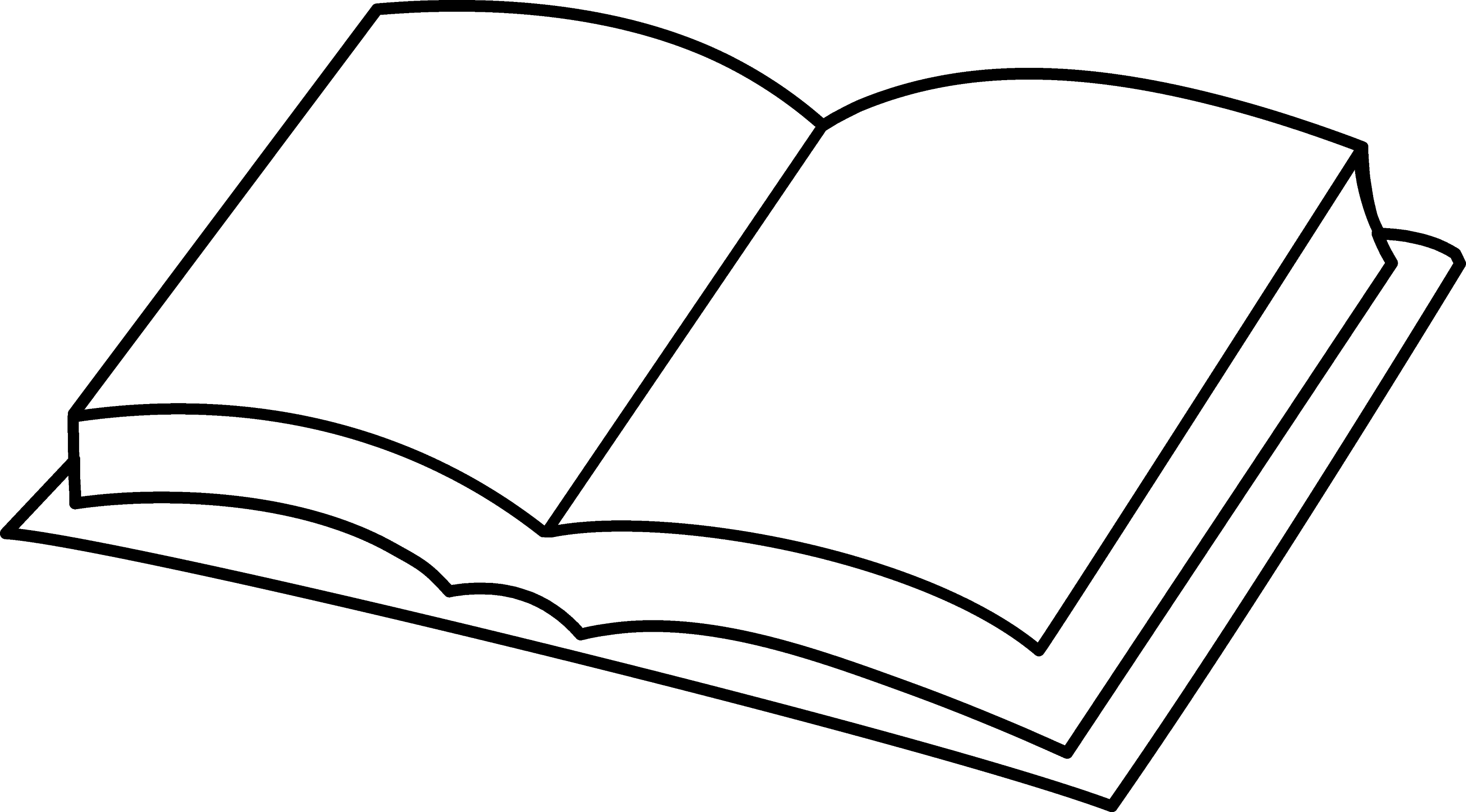 Open Book Coloring Page Coloring Pages