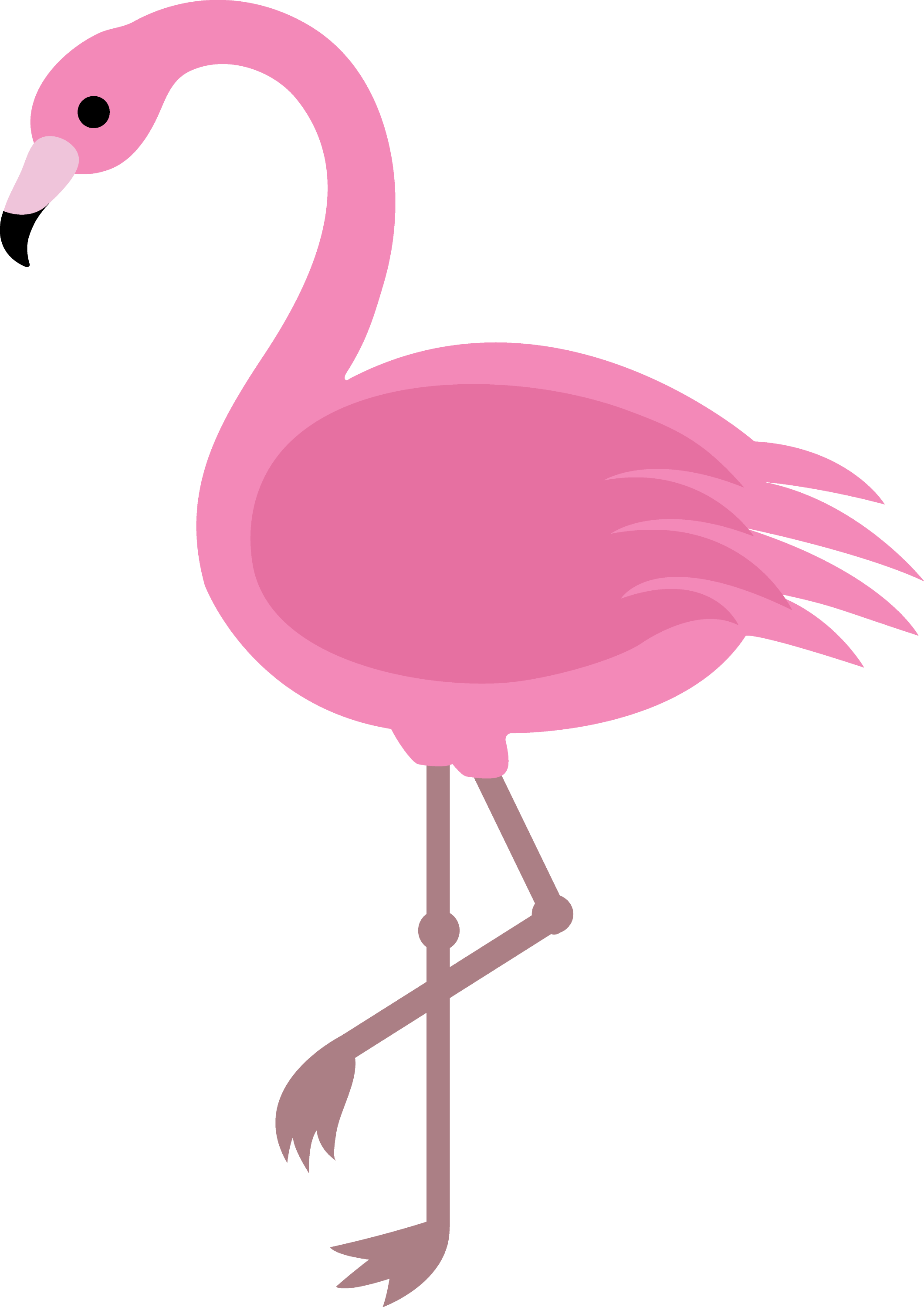 Pink Flamingo Clip Art - Free Clip Art