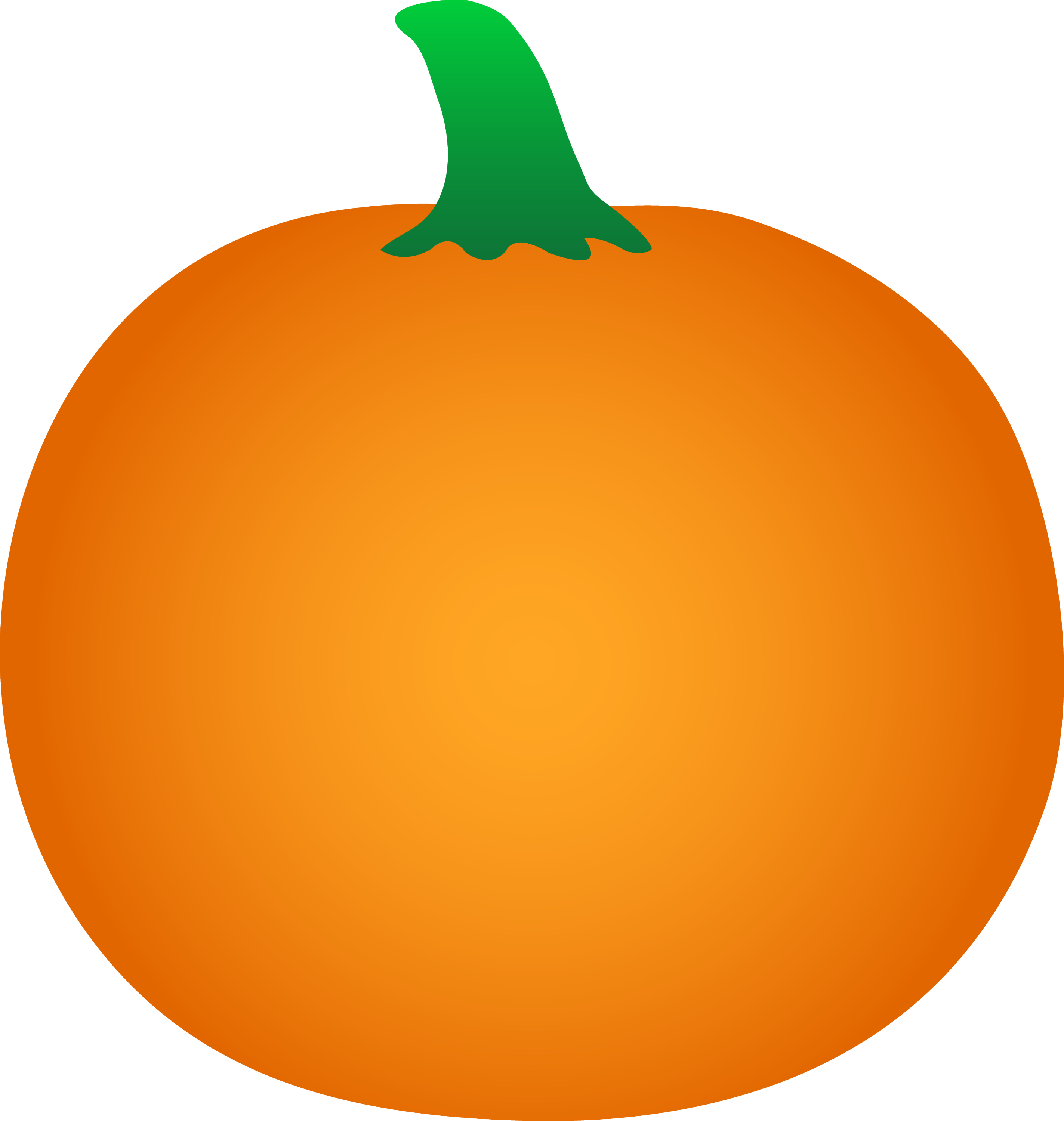 Orange Pumpkin Clipart Large Orange Pumpkin PNG Clipart Gallery 